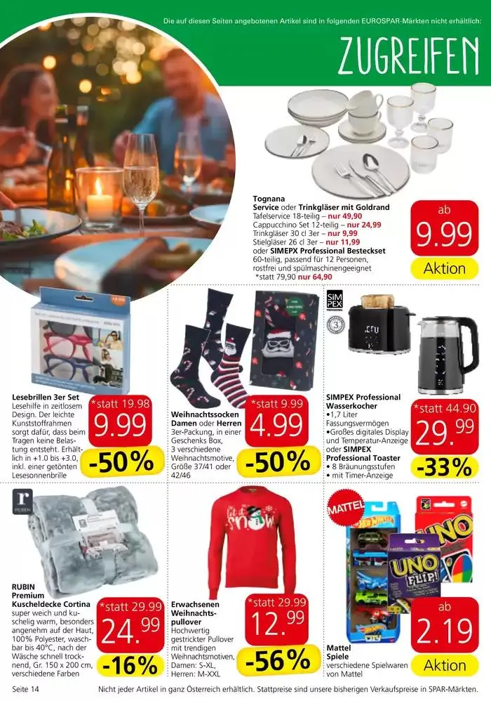 Große Auswahl an Angeboten von 27. November bis 11. Dezember 2024 - Flugblätt seite 14