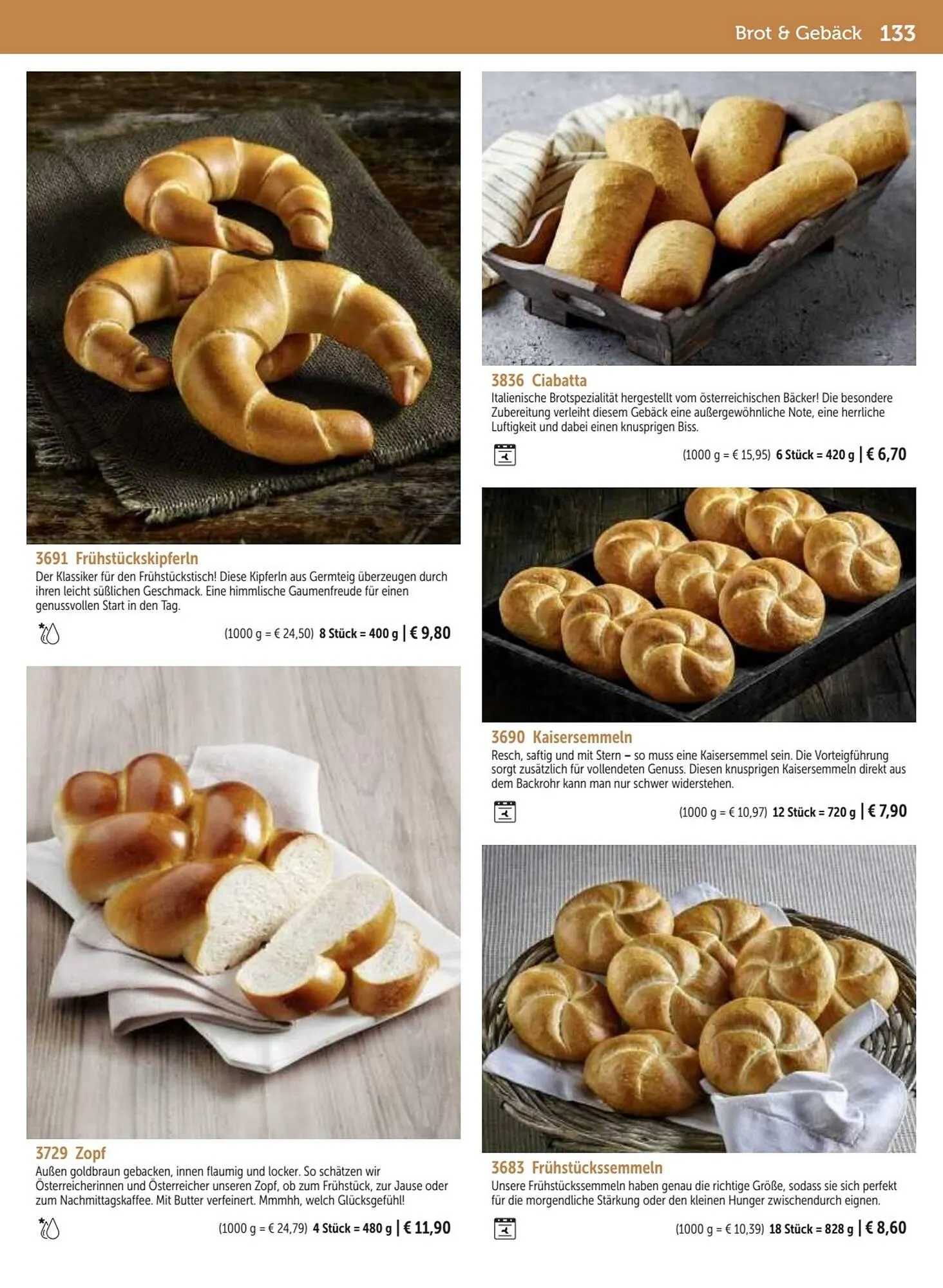 Bofrost Flugblatt von 25. September bis 29. Februar 2024 - Flugblätt seite  133