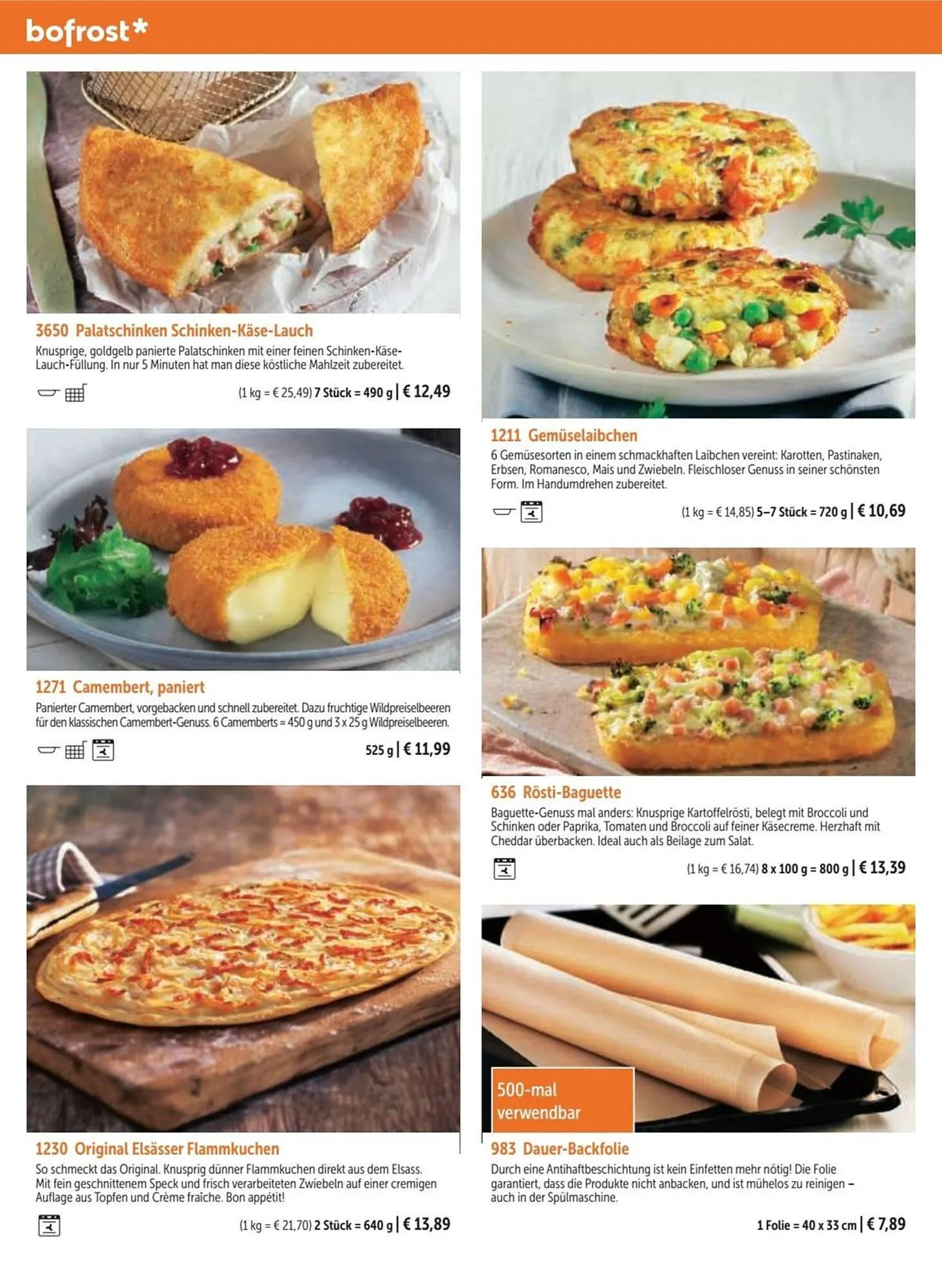 Bofrost Katalog von 13. September bis 6. März 2026 - Flugblätt seite 110
