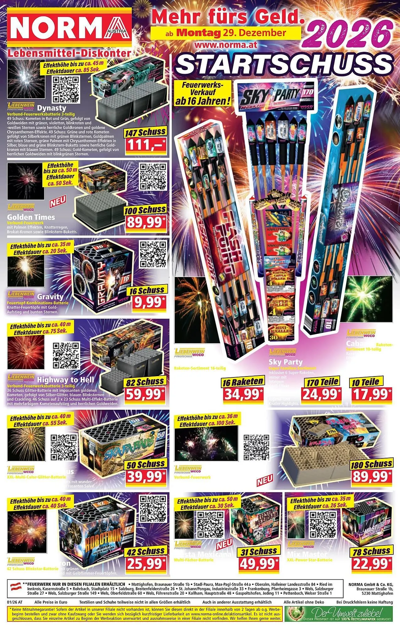 Norma Prospekt von 29. Dezember bis 4. Jänner 2026 - Flugblätt seite  1