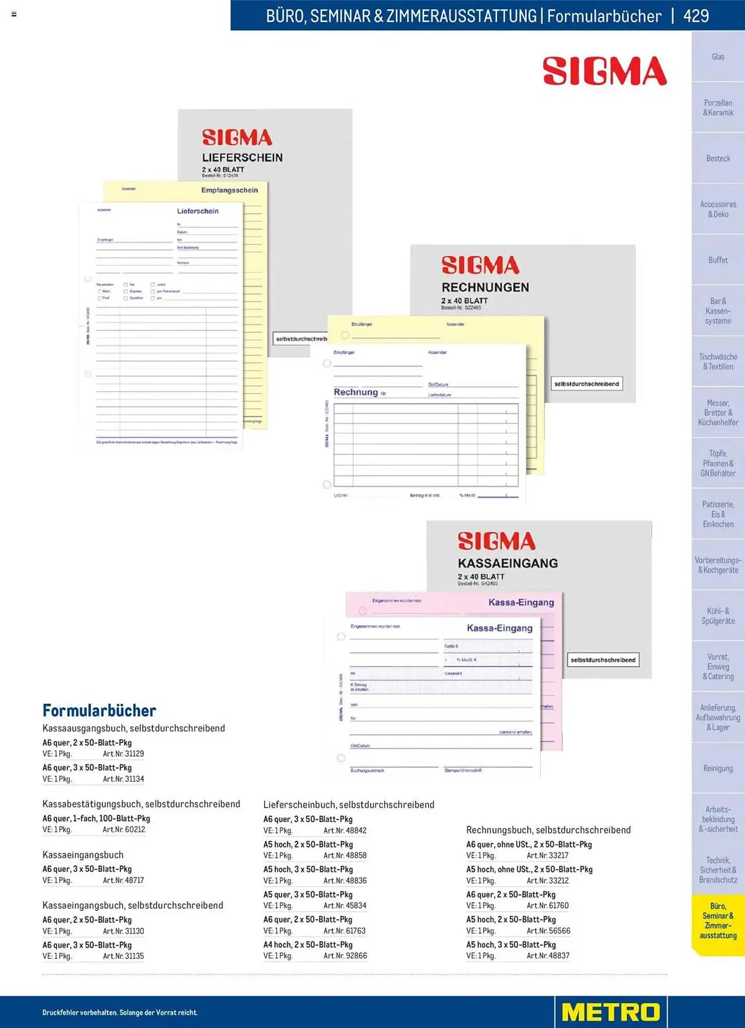 Metro Flugblatt von 2. Dezember bis 31. Dezember 2025 - Flugblätt seite  429