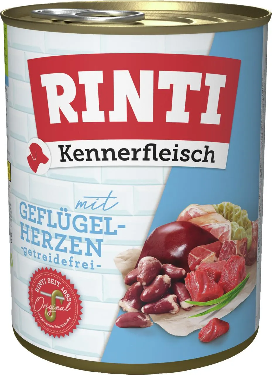 RINTI Kennerfleisch Geflügelherzen 800 g