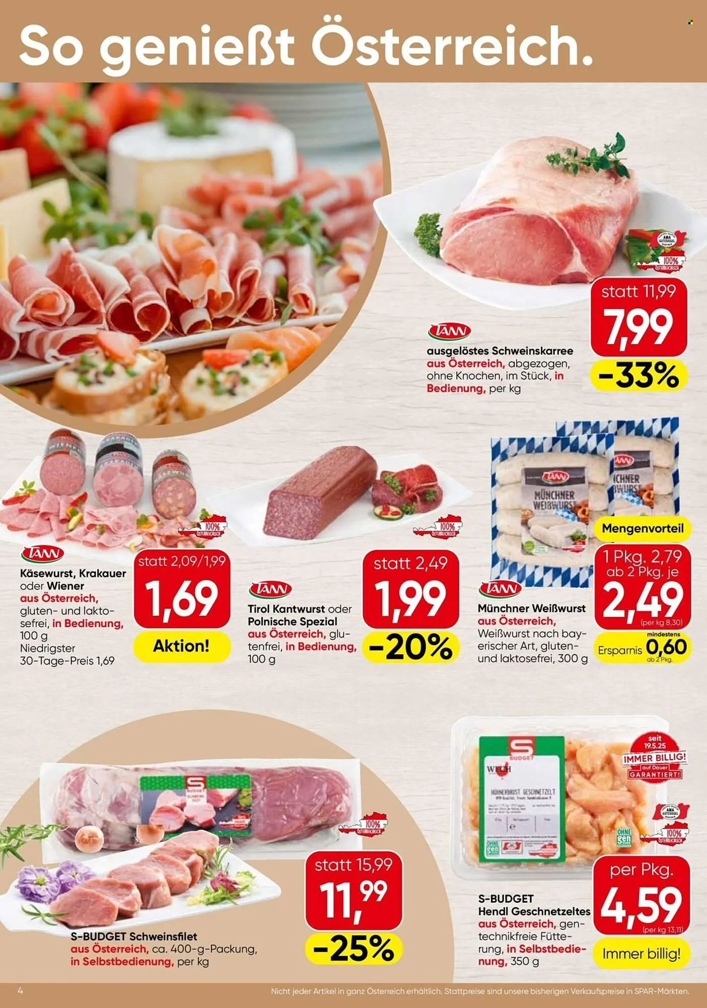 Eurospar Flugblatt von 13. November bis 19. November 2025 - Flugblätt seite 4