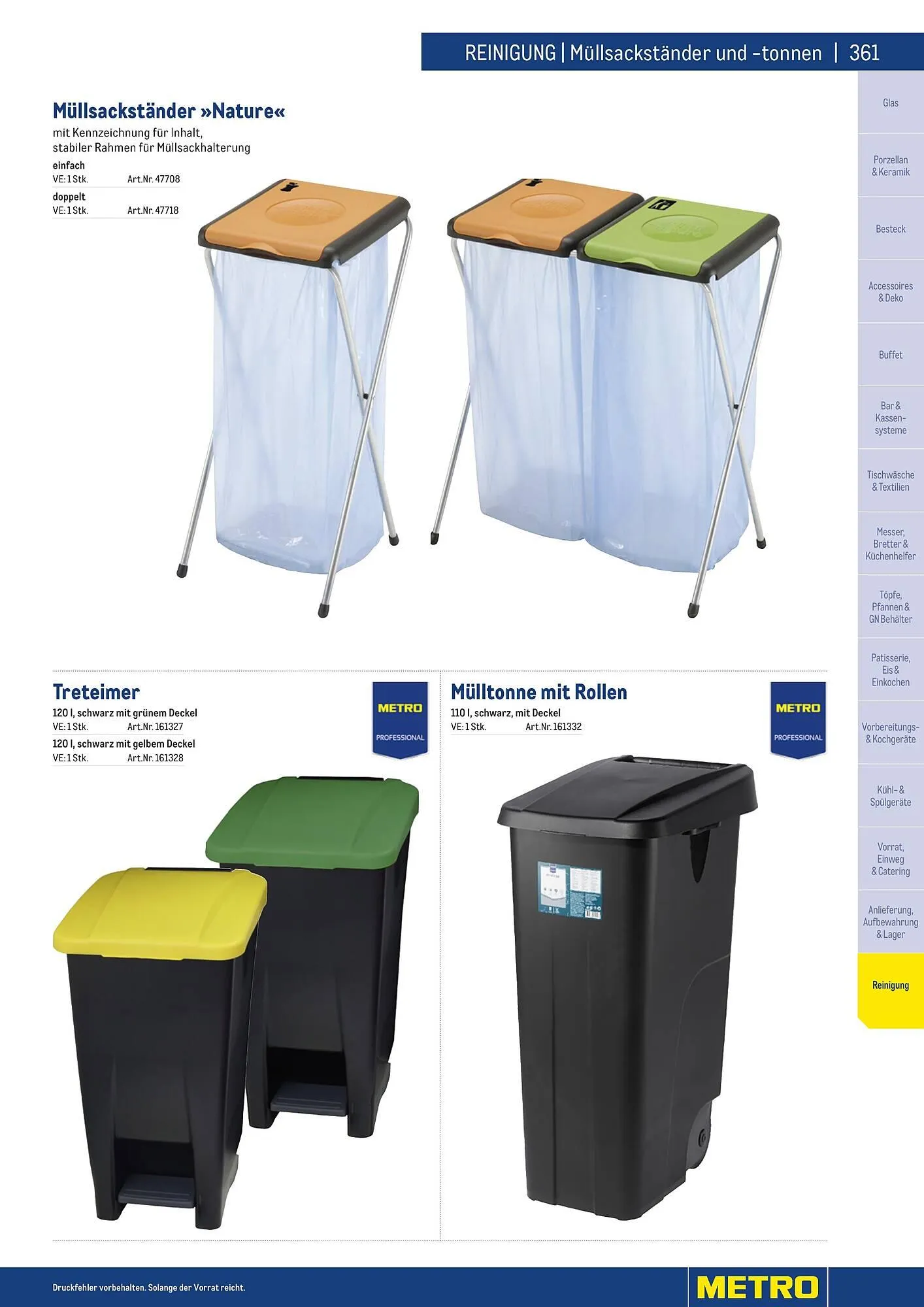 Metro Flugblatt von 25. März bis 31. Dezember 2026 - Flugblätt seite  361