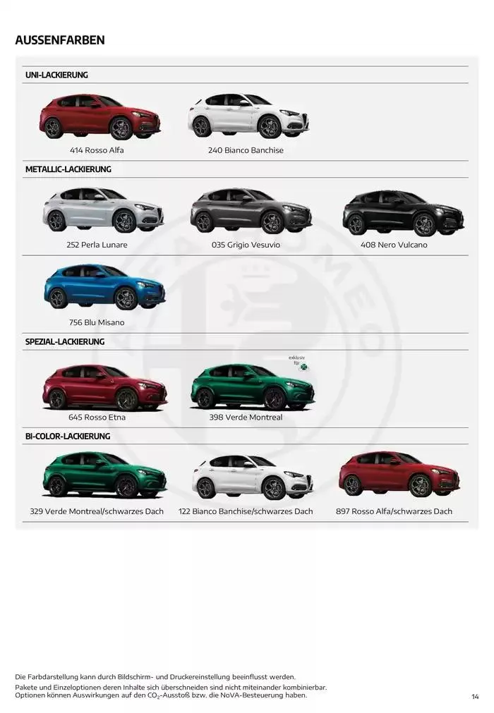 Alfa Romeo Stelvio von 20. Februar bis 20. Februar 2026 - Flugblätt seite 14