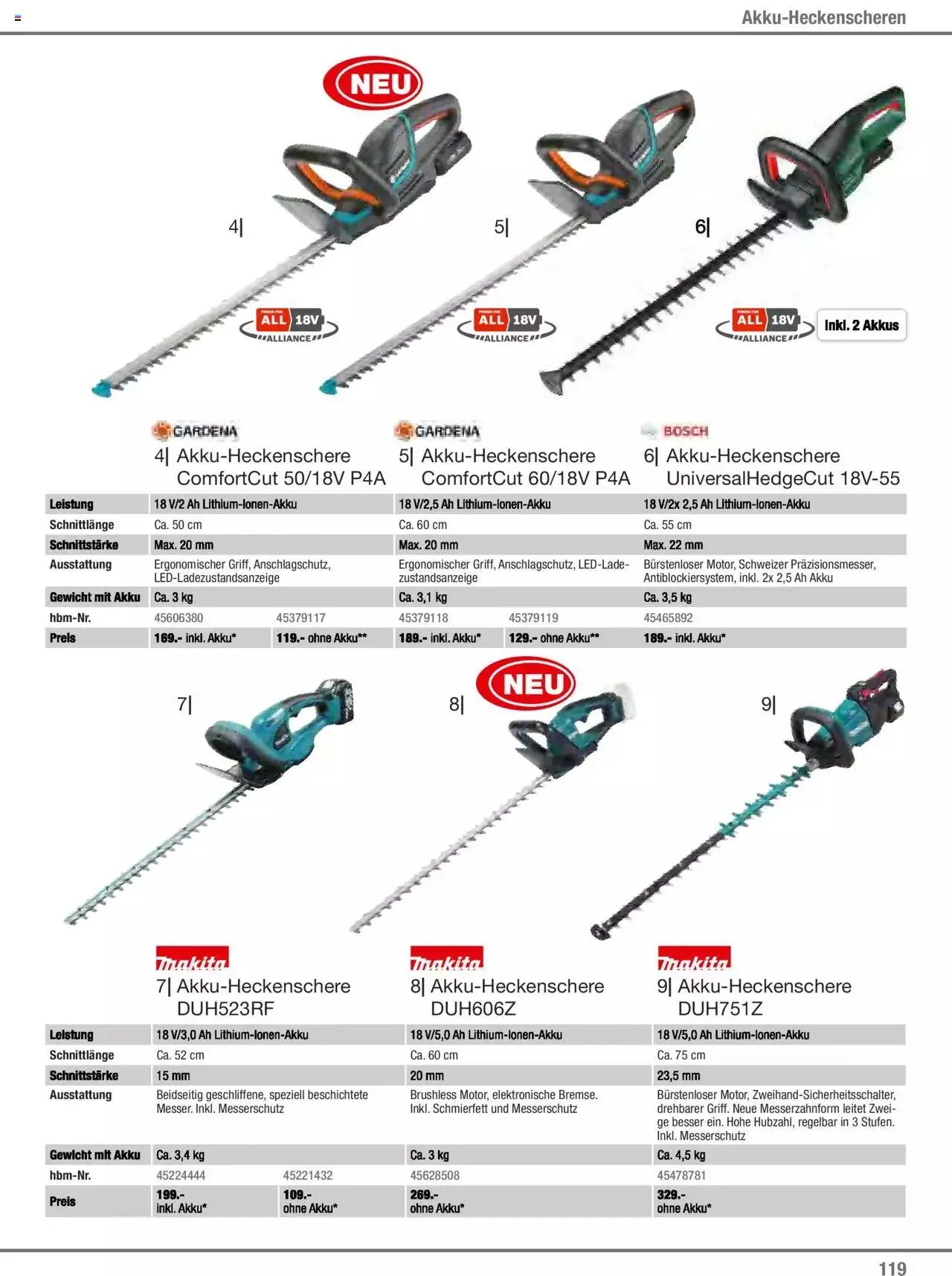 Hagebau Gartenjahr 2023 von 7. März bis 31. Dezember 2023 - Flugblätt seite 119