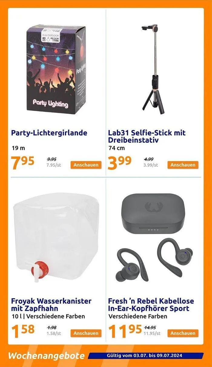 Action Flugblatt Bis 09.07.2024 von 4. Juli bis 18. Juli 2024 - Flugblätt seite 8