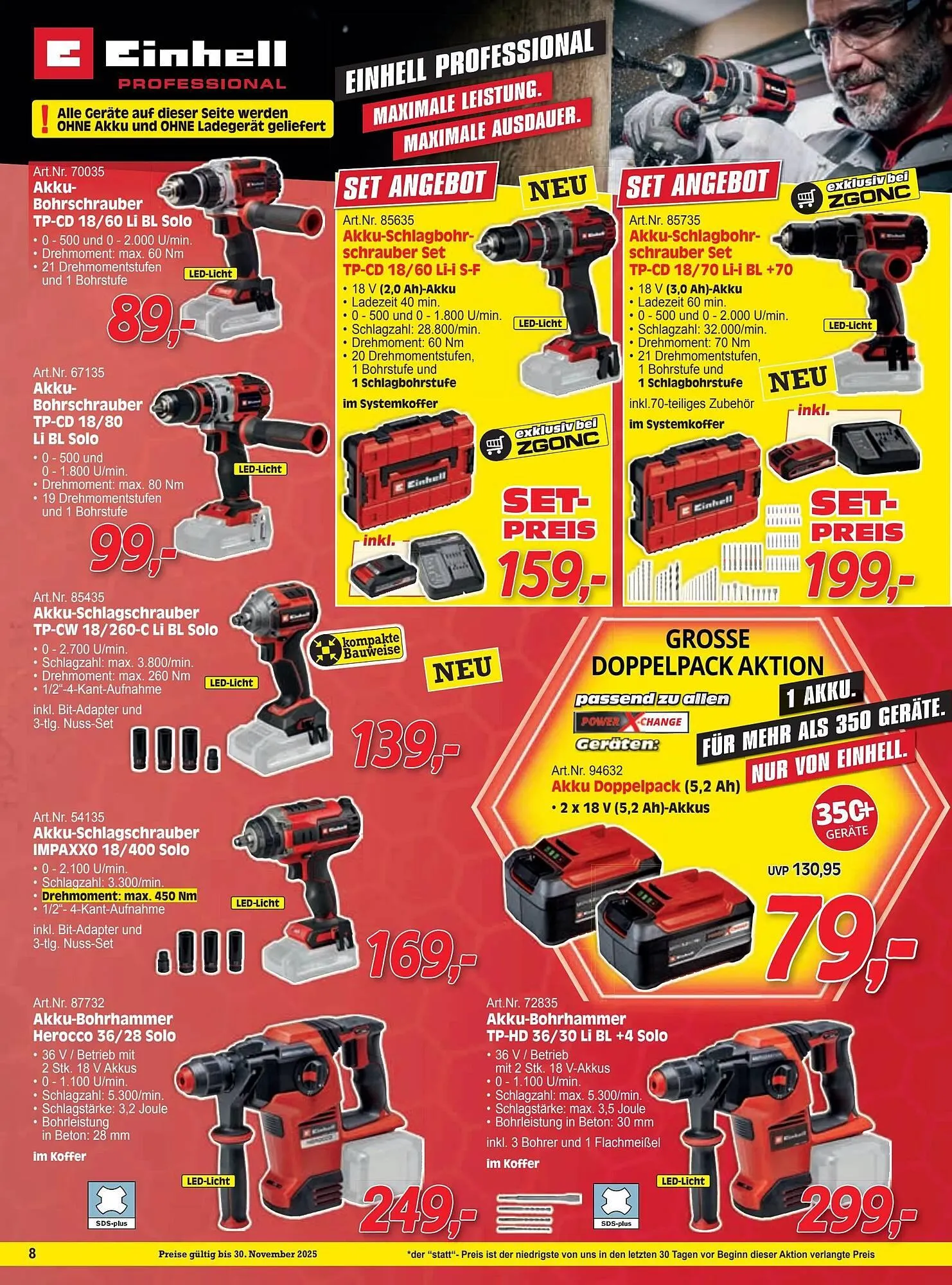 Zgonc Flugblatt von 13. November bis 30. November 2025 - Flugblätt seite 8