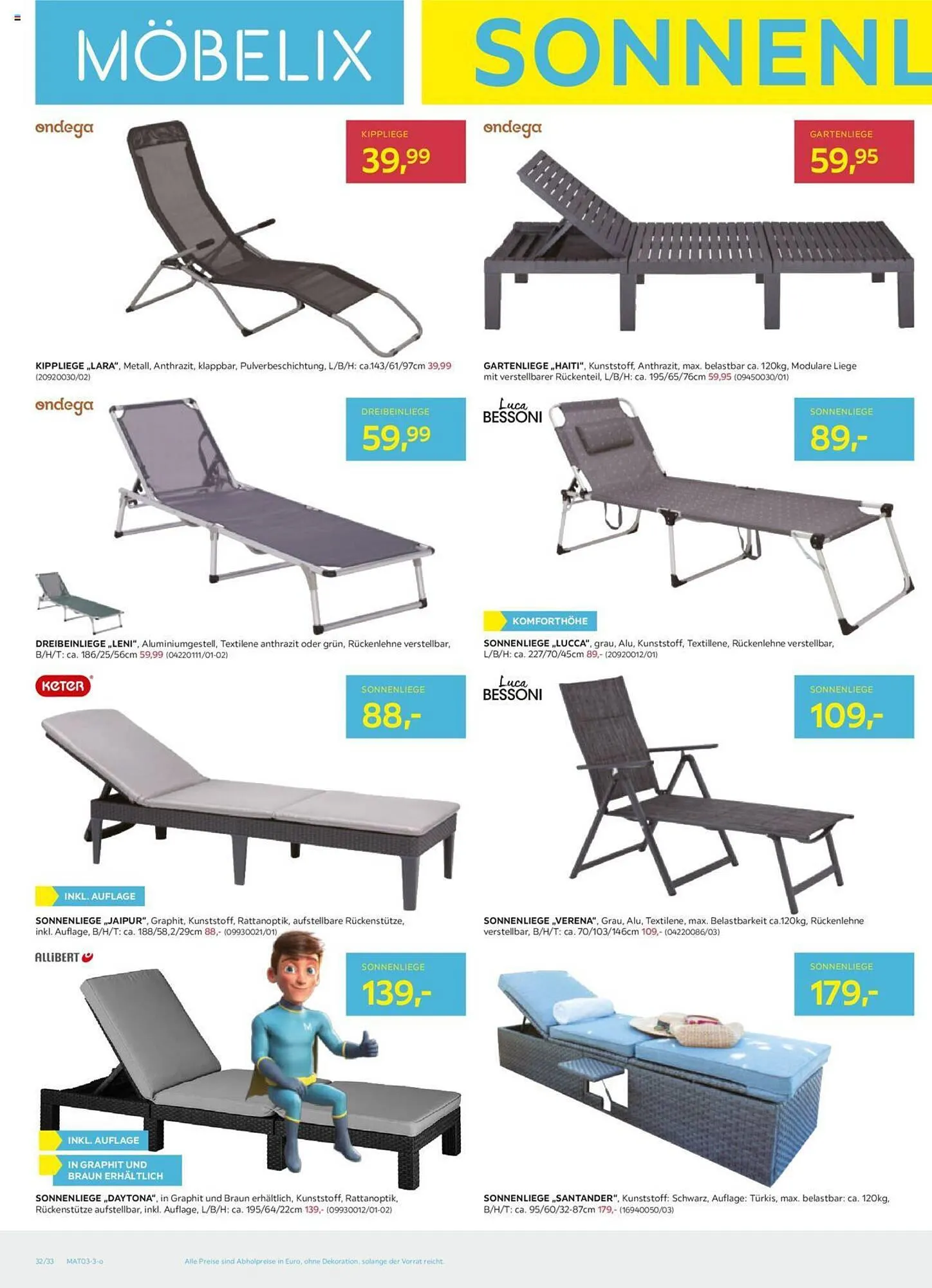 Möbelix Flugblatt von 1. März bis 30. September 2023 - Flugblätt seite 32