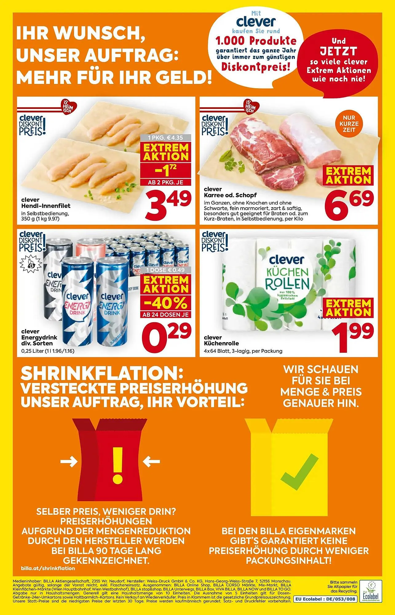 Billa Flugblatt von 2. Jänner bis 7. Jänner 2026 - Flugblätt seite  20