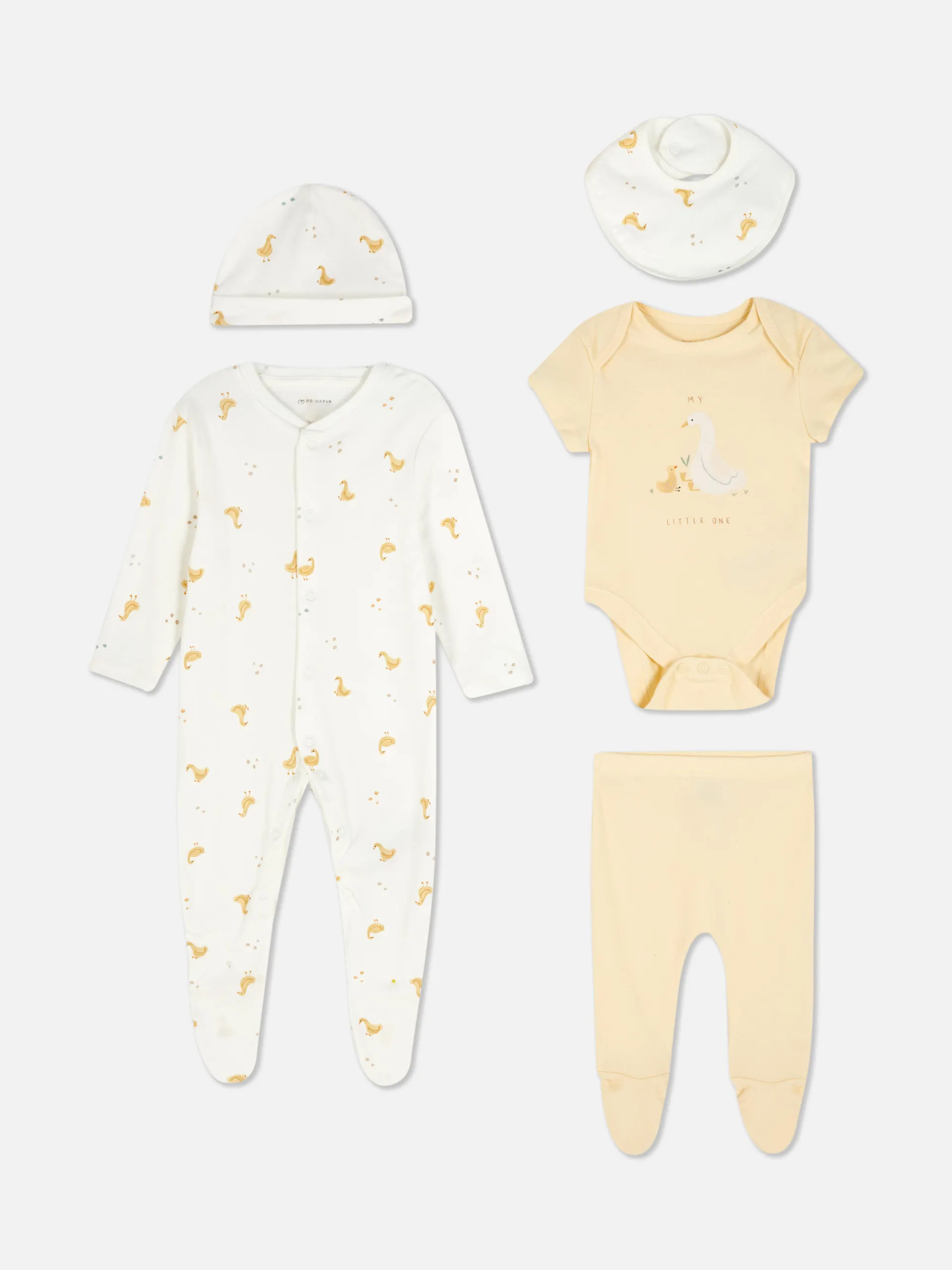 Starterset mit Entenmuster, 5-teilig