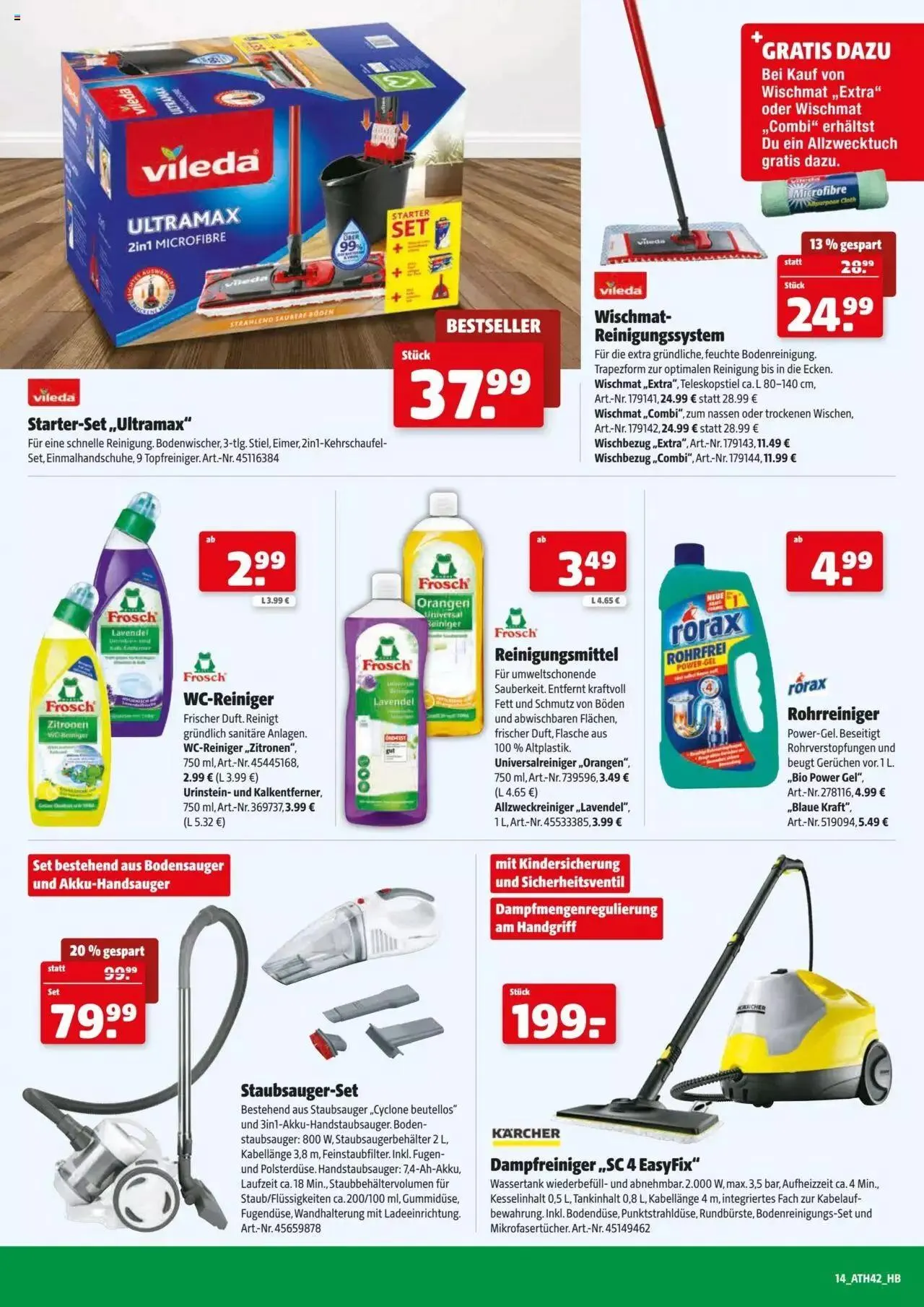 Hagebau Flugblatt von 6. Dezember bis 23. Dezember 2023 - Flugblätt seite 14