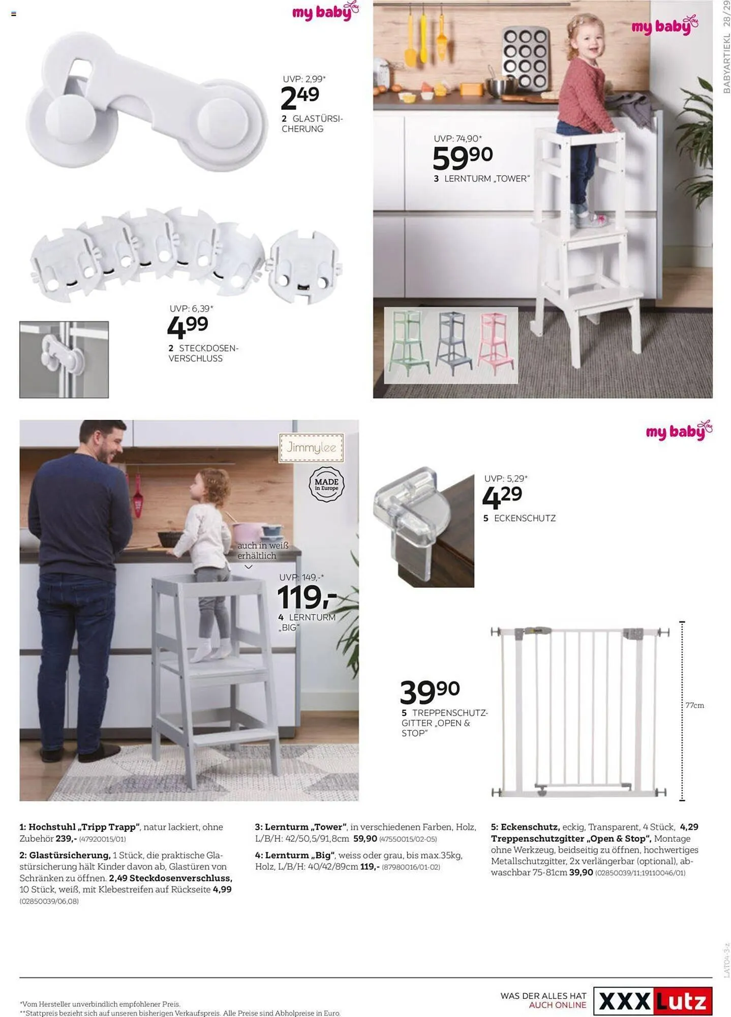 XXXLutz Flugblatt von 18. April bis 31. Dezember 2023 - Flugblätt seite  29
