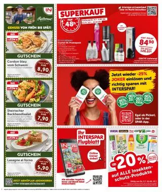 INTERSPAR Flugblatt von 9. Juli bis 15. Juli 2026 - Flugblätt seite  3