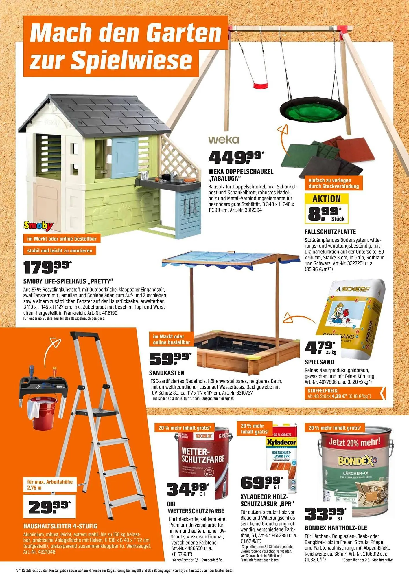 OBI Flugblatt von 1. März bis 1. April 2026 - Flugblätt seite 10