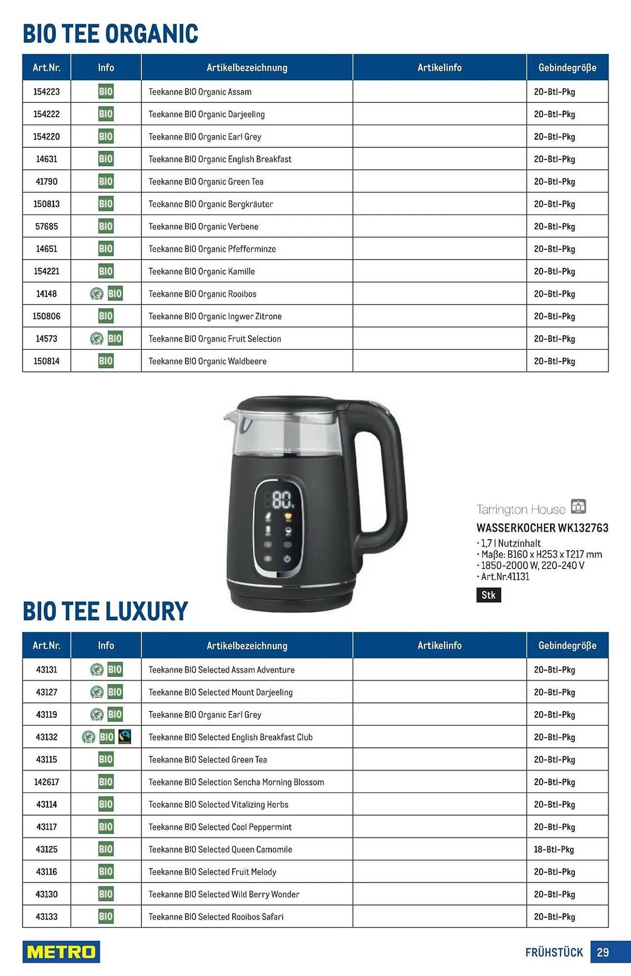 Metro Flugblatt von 18. März bis 1. April 2026 - Flugblätt seite  29
