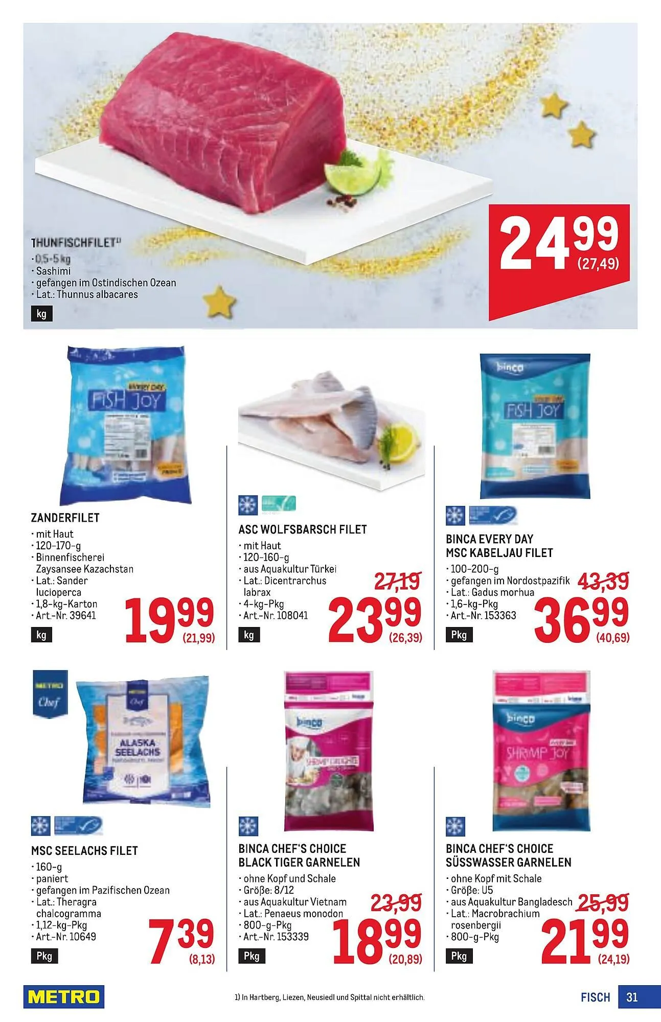 Metro Flugblatt von 11. Dezember bis 7. Jänner 2026 - Flugblätt seite  31