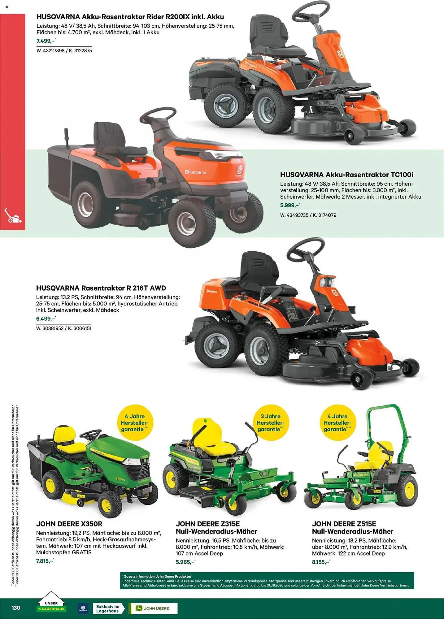 Lagerhaus Flugblatt von 22. Februar bis 31. Mai 2026 - Flugblätt seite 130