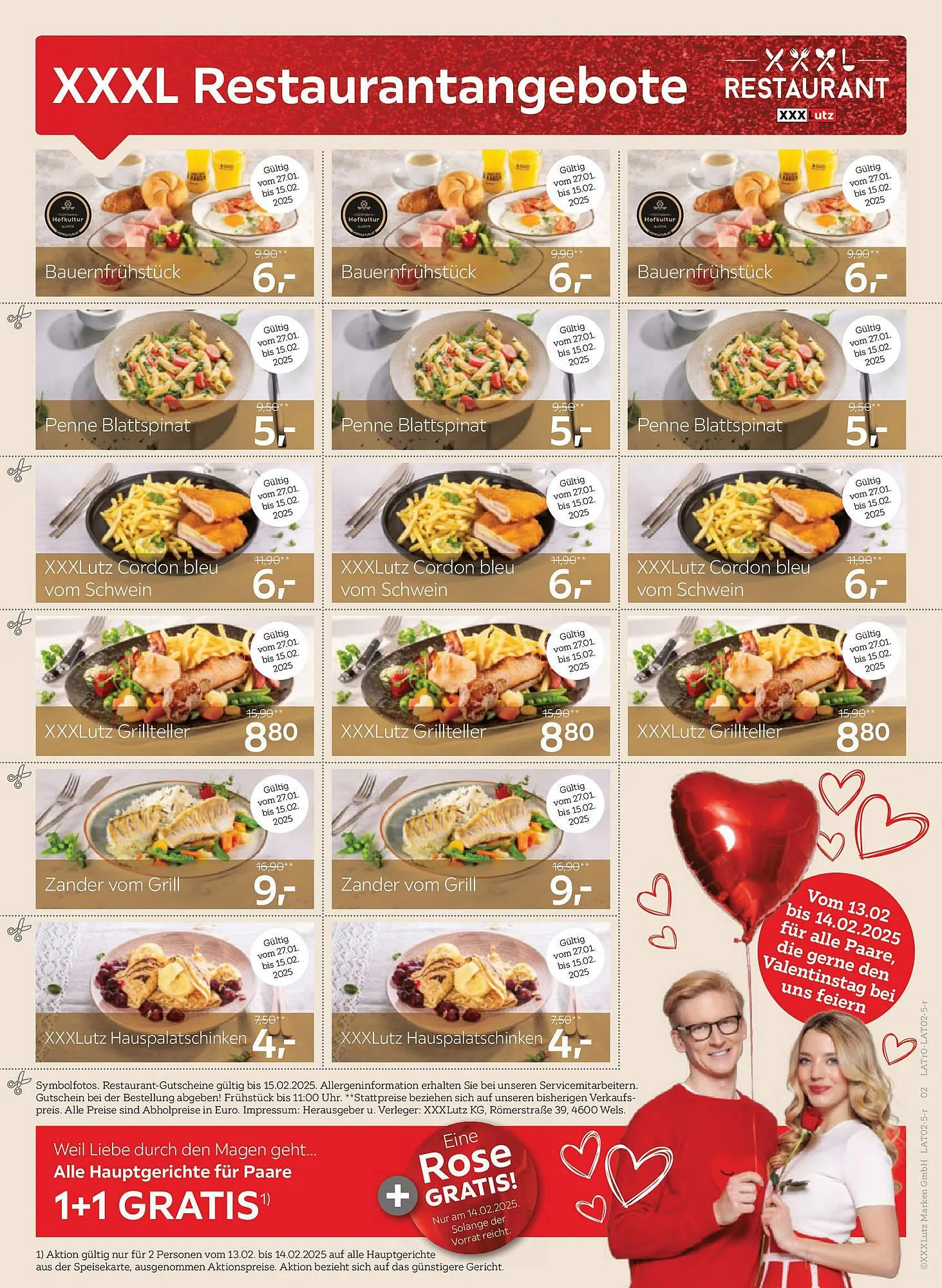 XXXLutz Flugblatt von 27. Jänner bis 15. Februar 2025 - Flugblätt seite 2