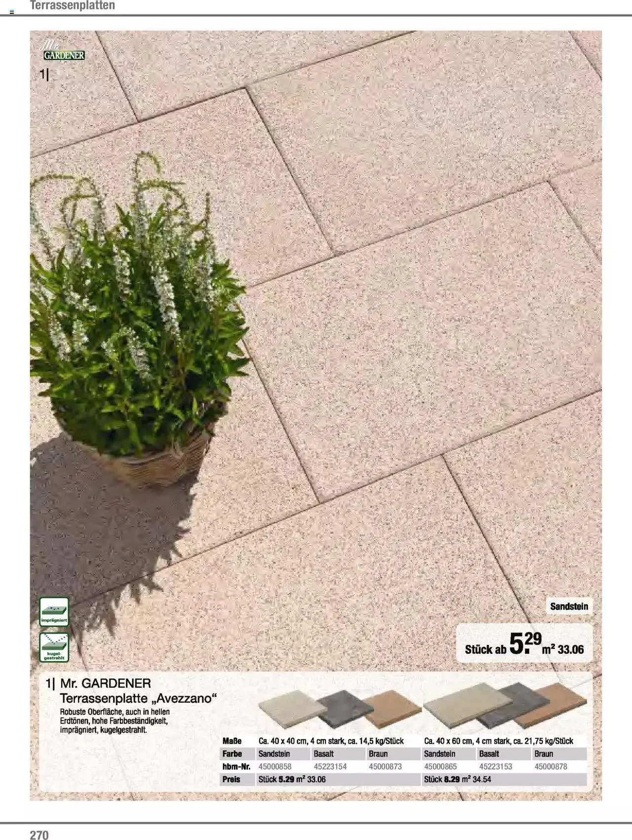 Hagebau Gartenjahr 2023 von 7. März bis 31. Dezember 2023 - Flugblätt seite  270