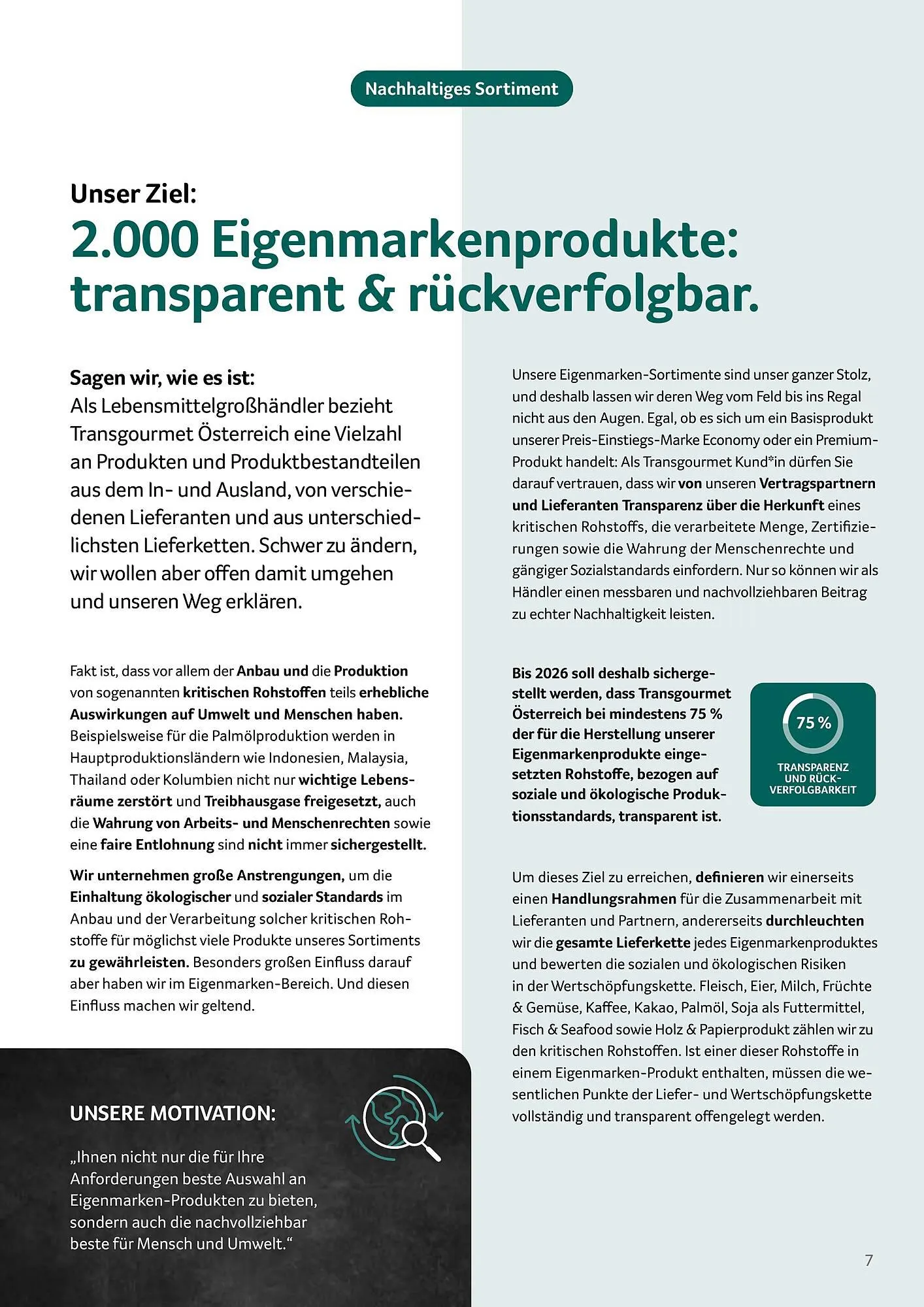 Transgourmet Flugblatt von 1. Jänner bis 31. Dezember 2025 - Flugblätt seite  7