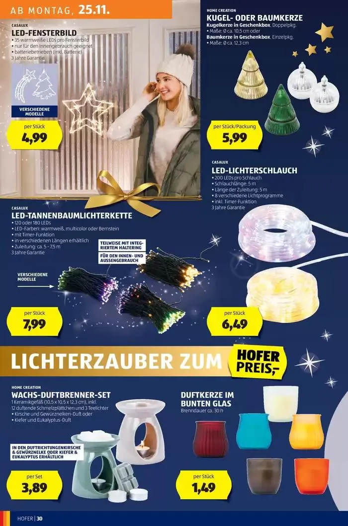 Blättern Sie online im HOFER Flugblatt von 20. November bis 4. Dezember 2024 - Flugblätt seite  34