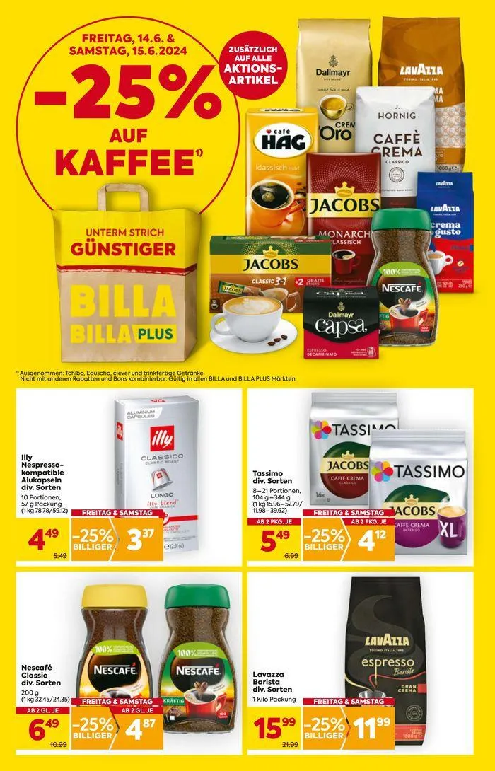 Billa flugblatt von 13. Juni bis 27. Juni 2024 - Flugblätt seite 2