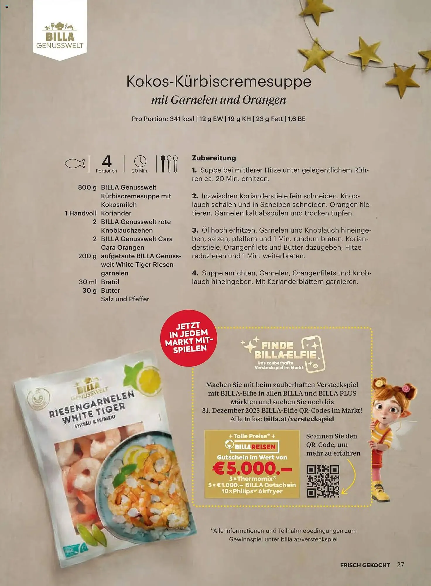 Billa Flugblatt von 1. Dezember bis 31. Dezember 2025 - Flugblätt seite  27