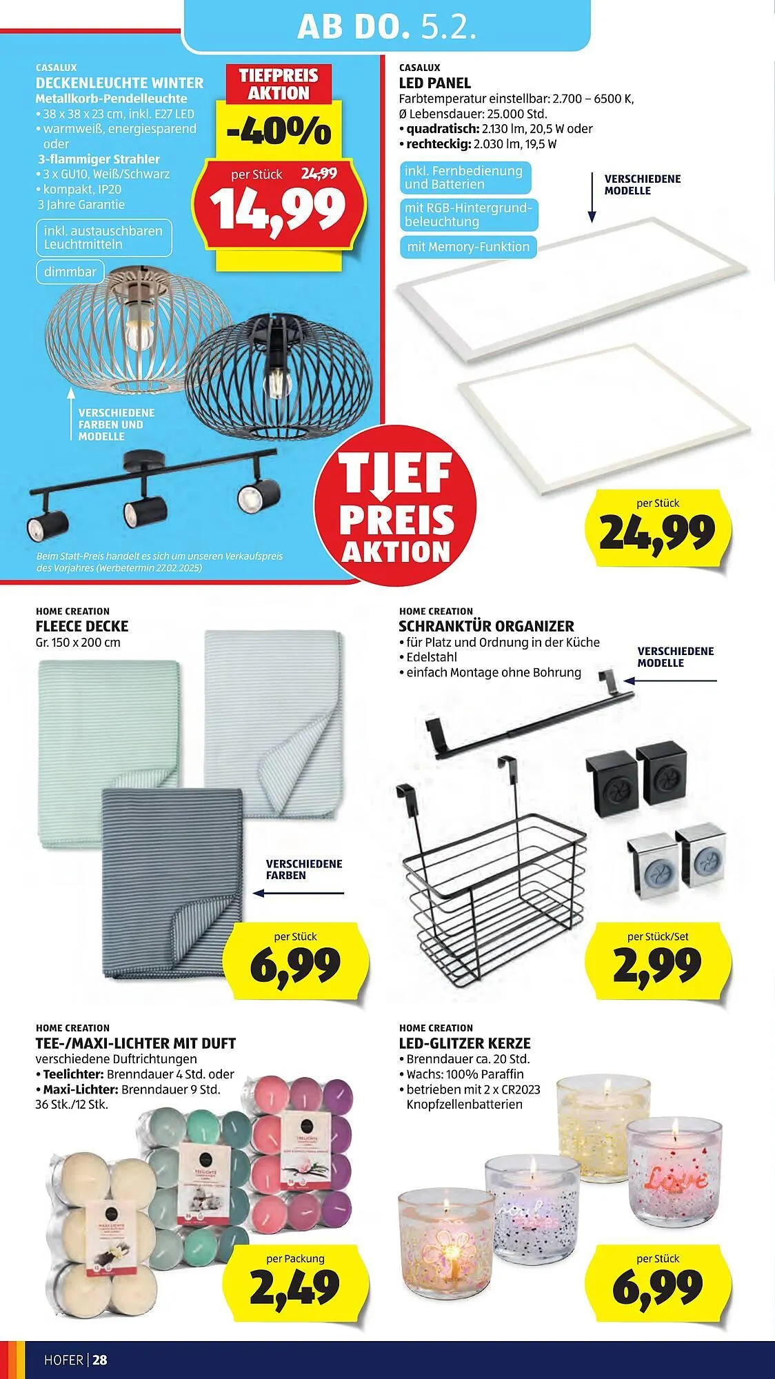 Hofer Flugblatt von 30. Jänner bis 5. Februar 2026 - Flugblätt seite  32