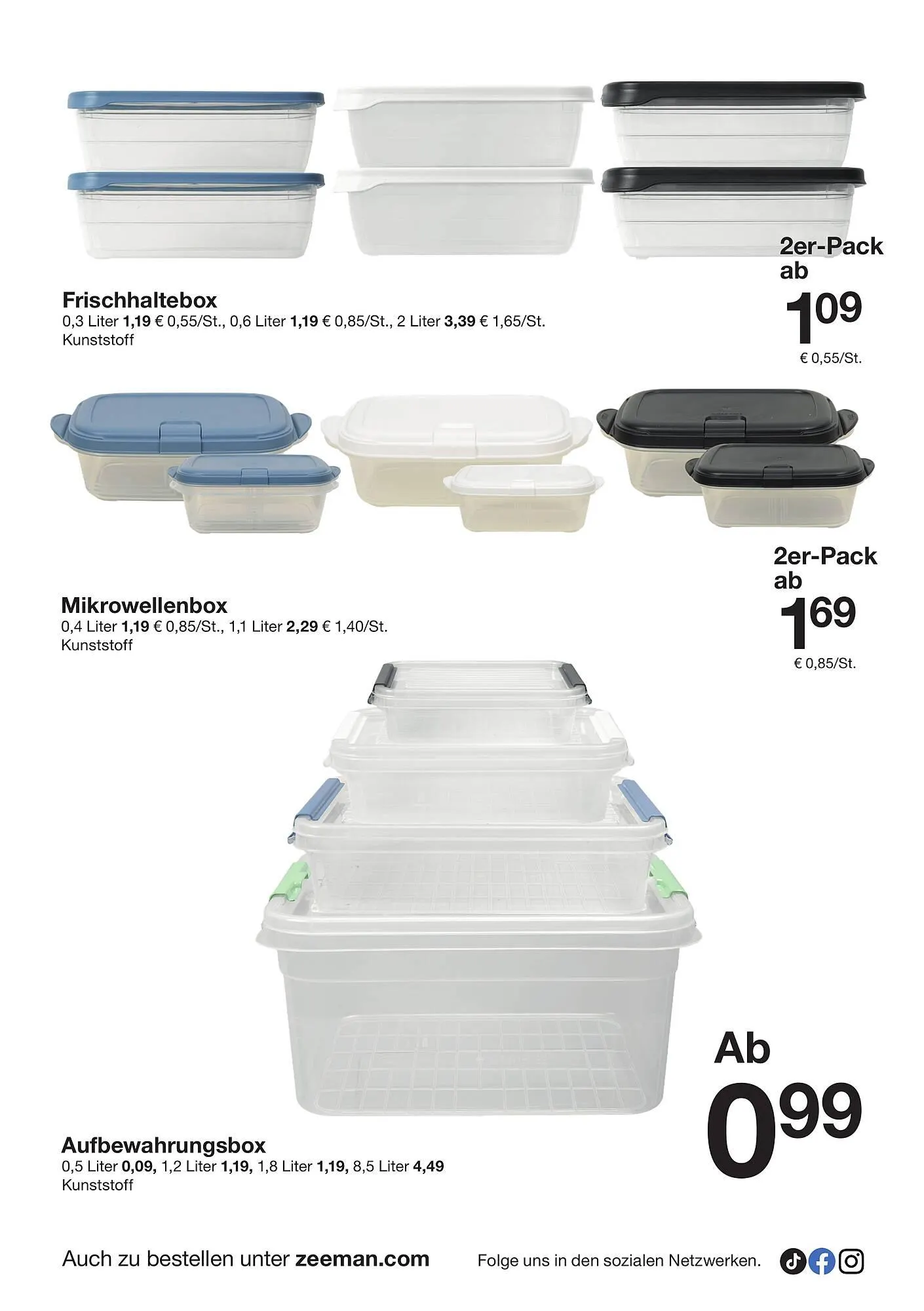 Zeeman Prospekt von 27. Dezember bis 9. Jänner 2026 - Flugblätt seite  10