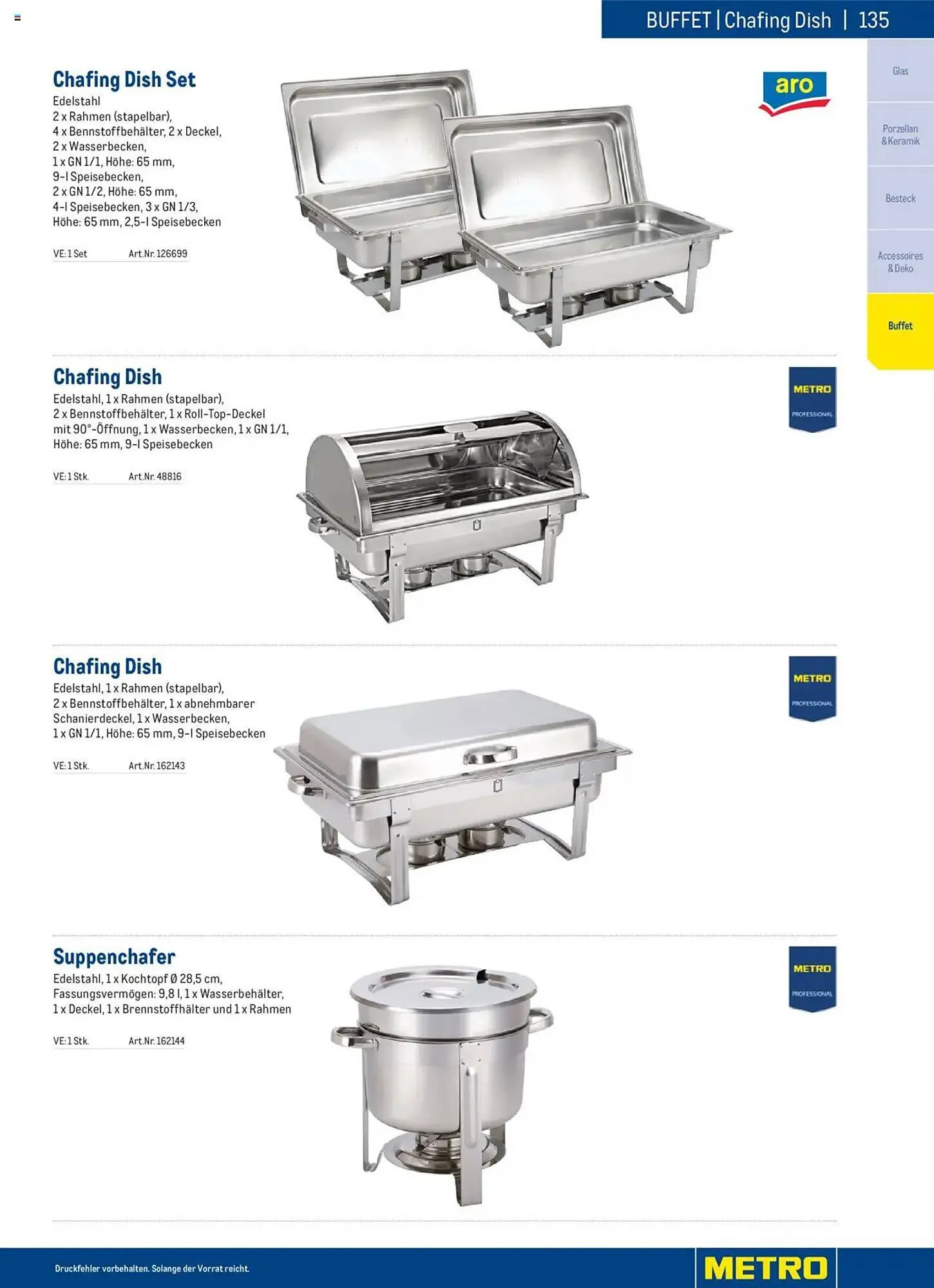 Metro Flugblatt von 2. Dezember bis 31. Dezember 2025 - Flugblätt seite  135