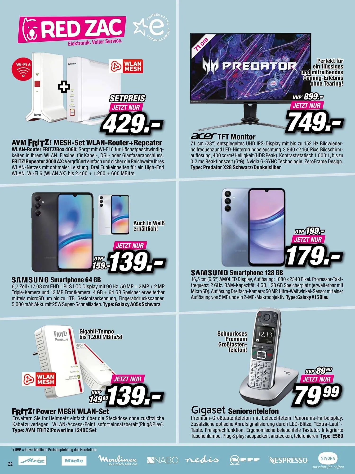 Red Zac Flugblatt von 29. Dezember bis 16. Jänner 2025 - Flugblätt seite  22