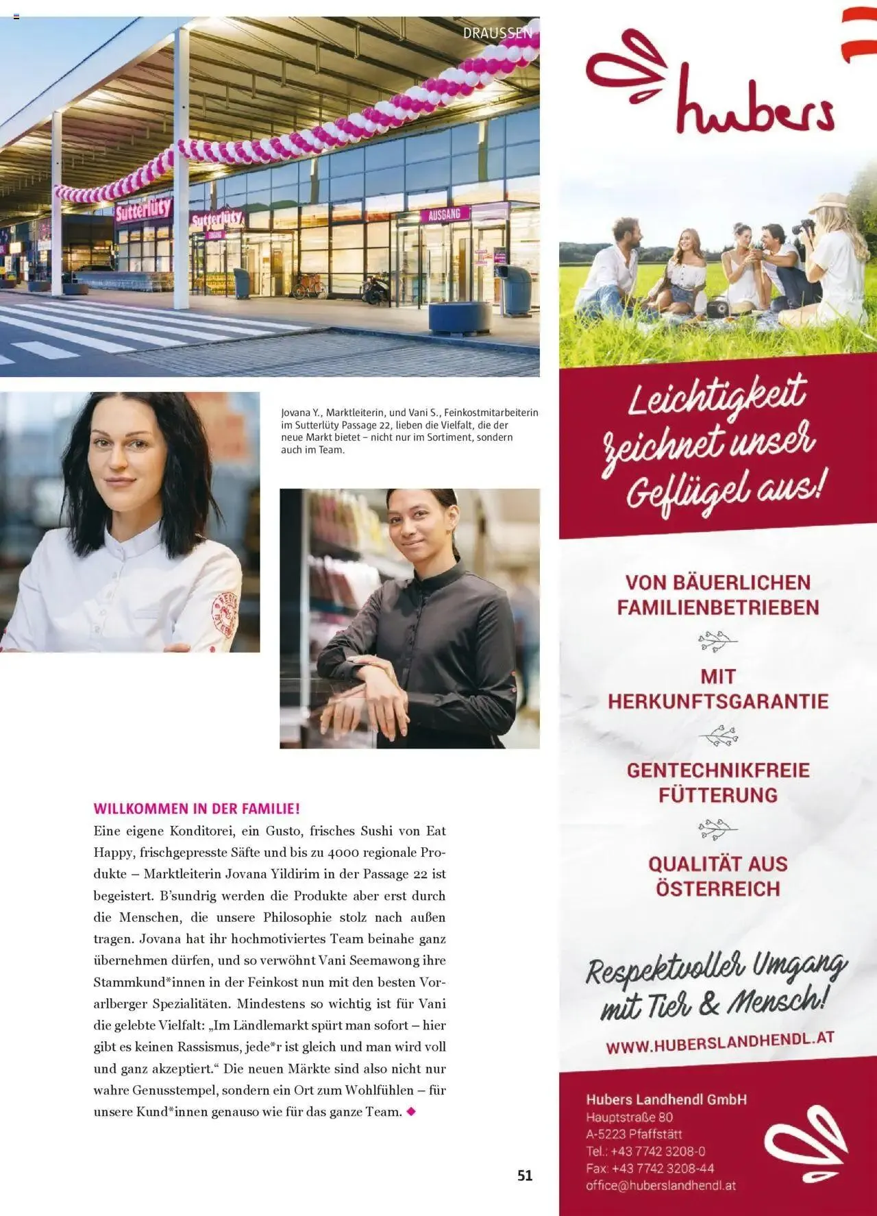 Sutterlüty B’sundrig Magazine von 3. Juli bis 31. Dezember 2024 - Flugblätt seite  51