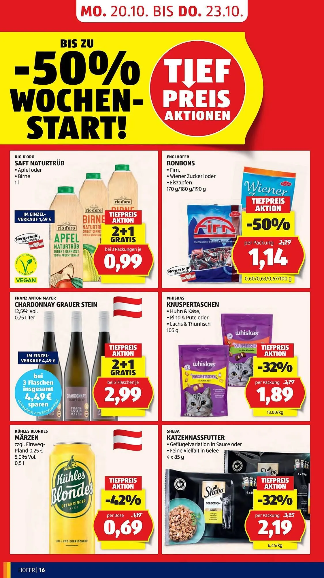 Hofer Flugblatt von 17. Oktober bis 23. Oktober 2025 - Flugblätt seite  18