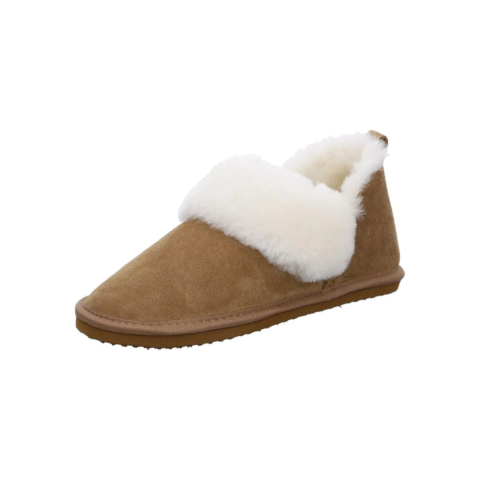 Damen Hausschuh Cosy cognac