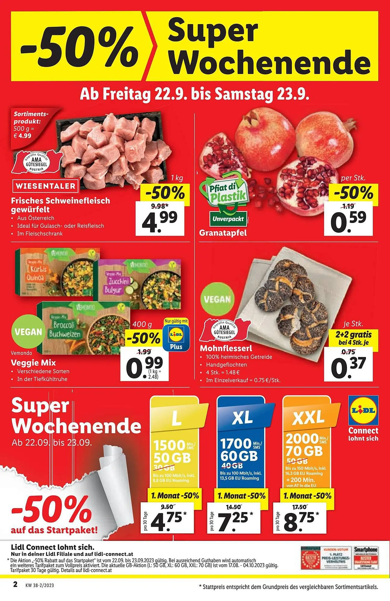 Lidl Flugblatt von 21. September bis 27. September 2023 - Flugblätt seite 2