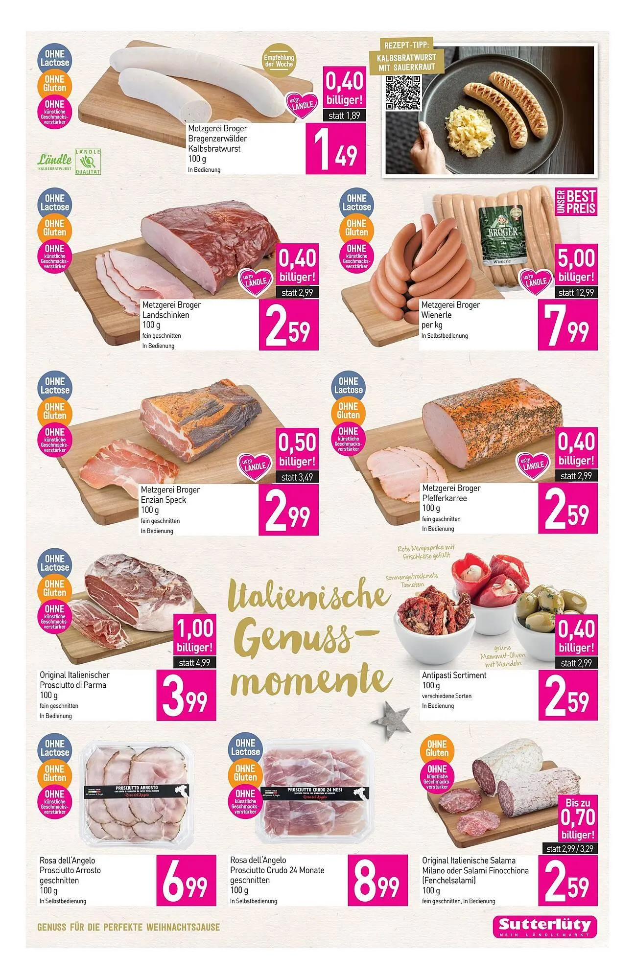 Sutterlüty Flugblatt von 22. Dezember bis 27. Dezember 2025 - Flugblätt seite  5