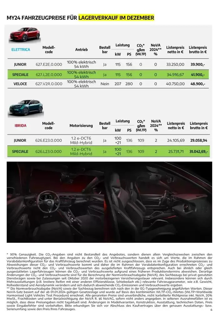 Alfa Romeo Junior von 7. Dezember bis 7. Dezember 2025 - Flugblätt seite 4