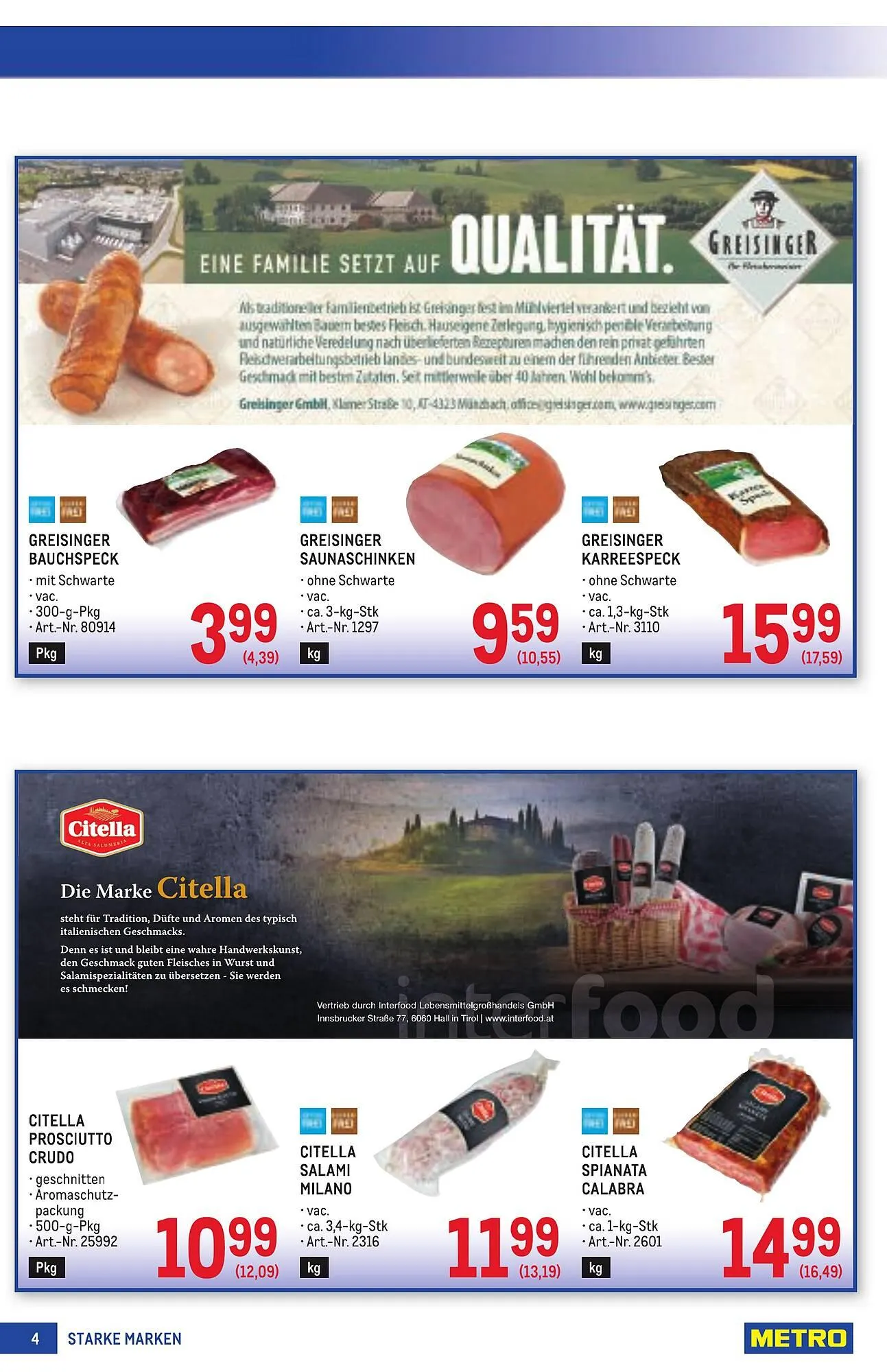 Metro Flugblatt von 16. April bis 29. April 2026 - Flugblätt seite  4