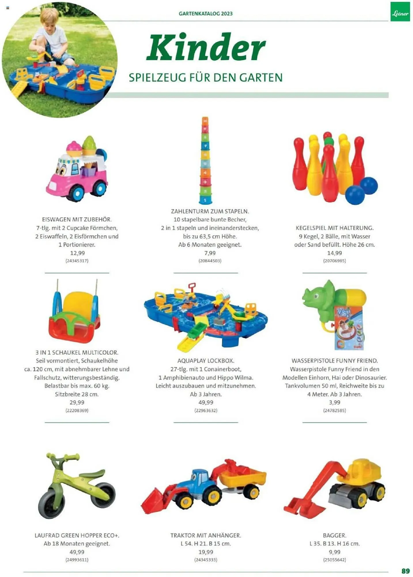Leiner Flugblatt von 3. Februar bis 31. August 2023 - Flugblätt seite 89