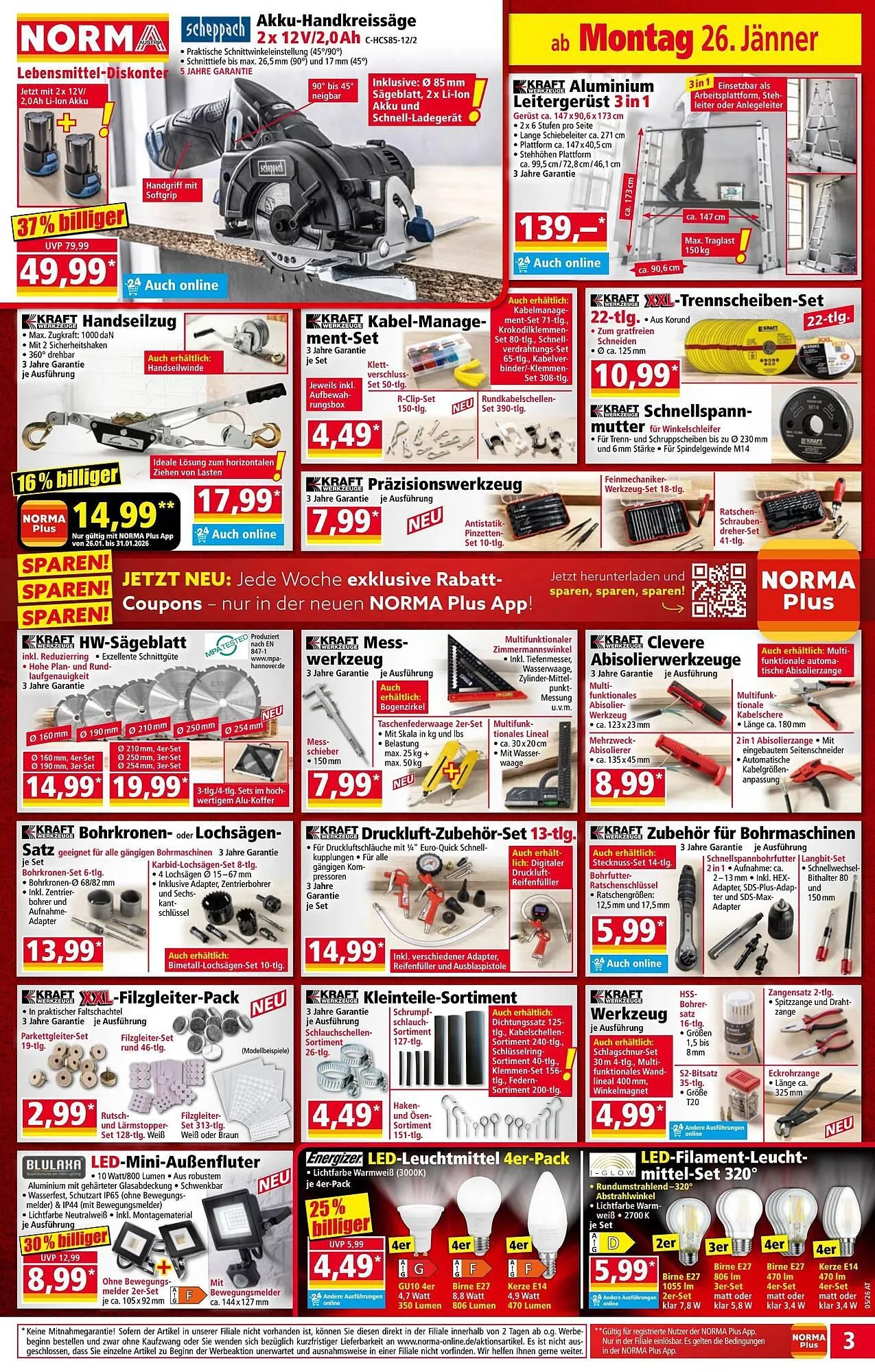 Norma Prospekt von 26. Jänner bis 1. Februar 2026 - Flugblätt seite  3