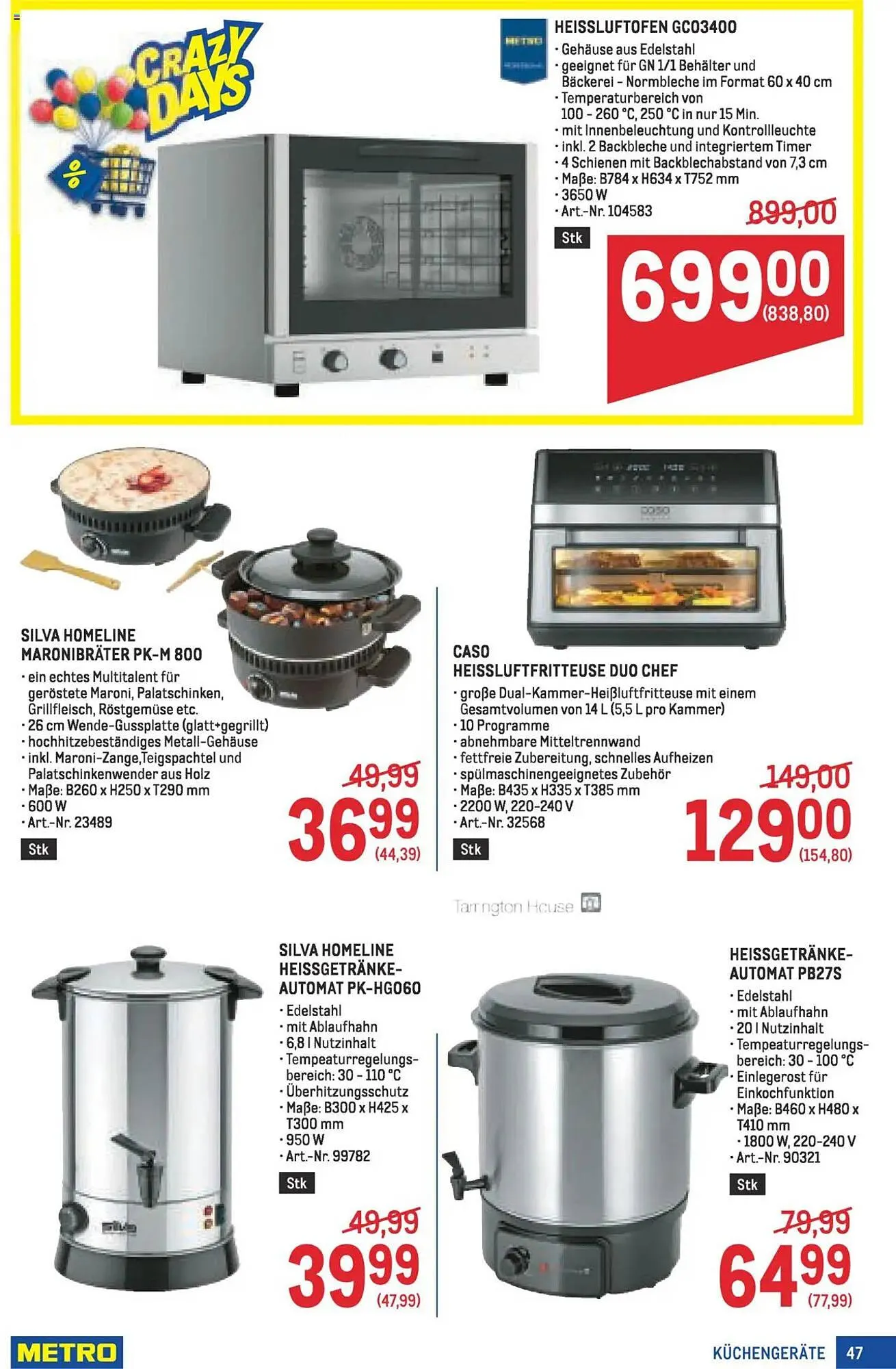 Metro Flugblatt von 16. Oktober bis 29. Oktober 2025 - Flugblätt seite  47