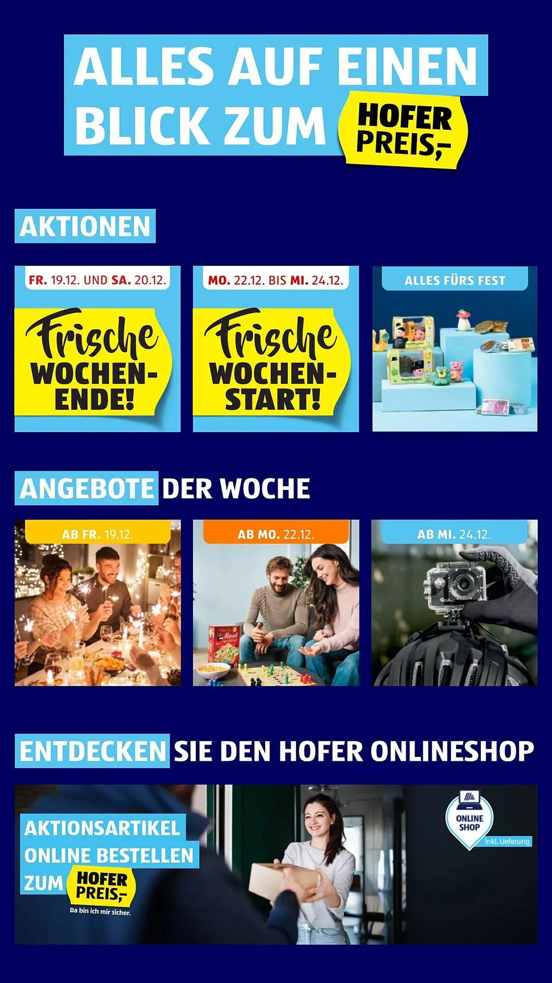 Hofer Flugblatt von 19. Dezember bis 25. Dezember 2025 - Flugblätt seite 2