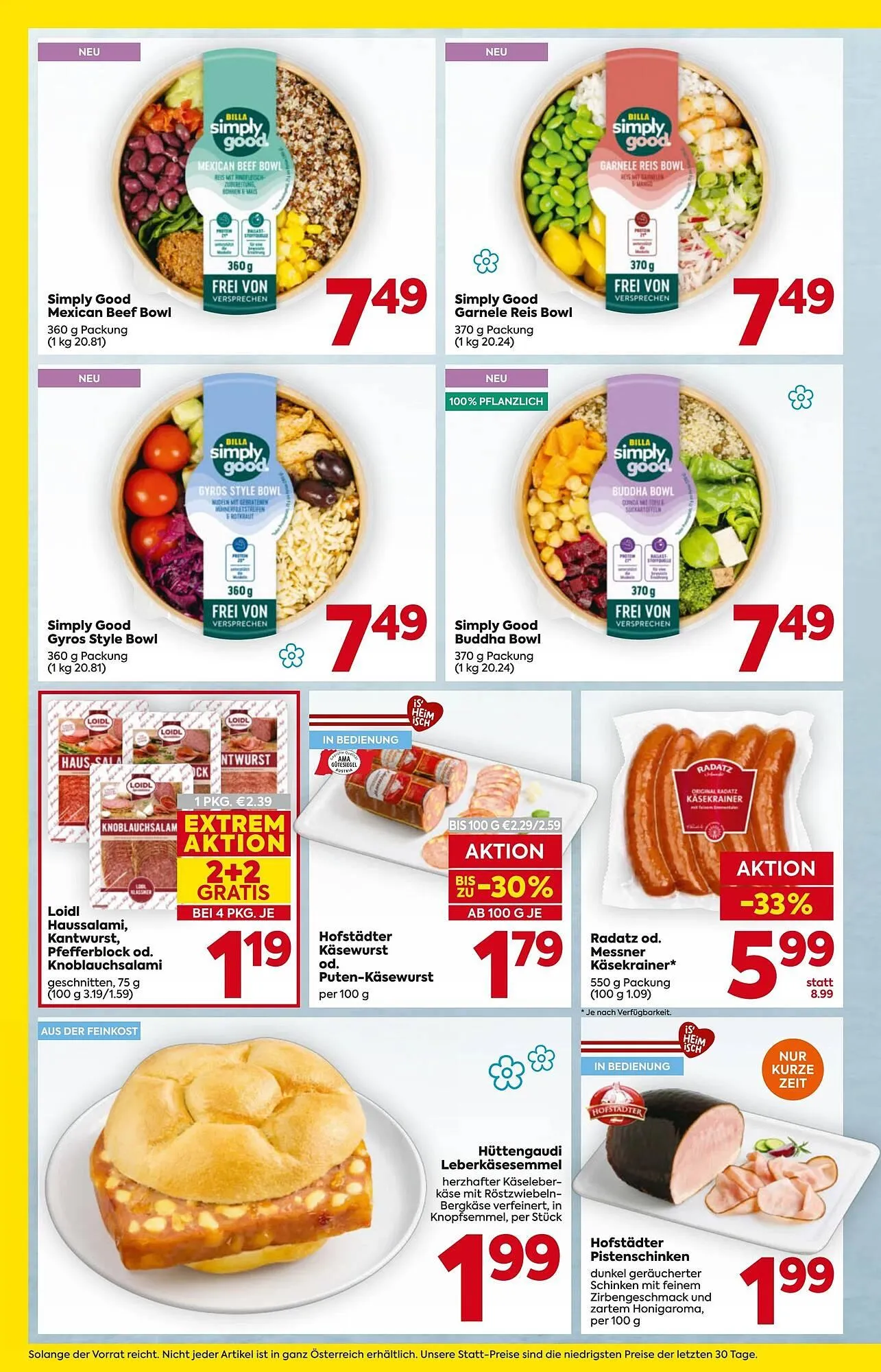 Billa Flugblatt von 19. Februar bis 25. Februar 2026 - Flugblätt seite 6