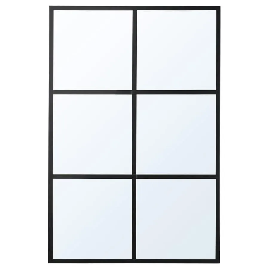 RAGGARÖN Spiegel, schwarz, 60x90 cm