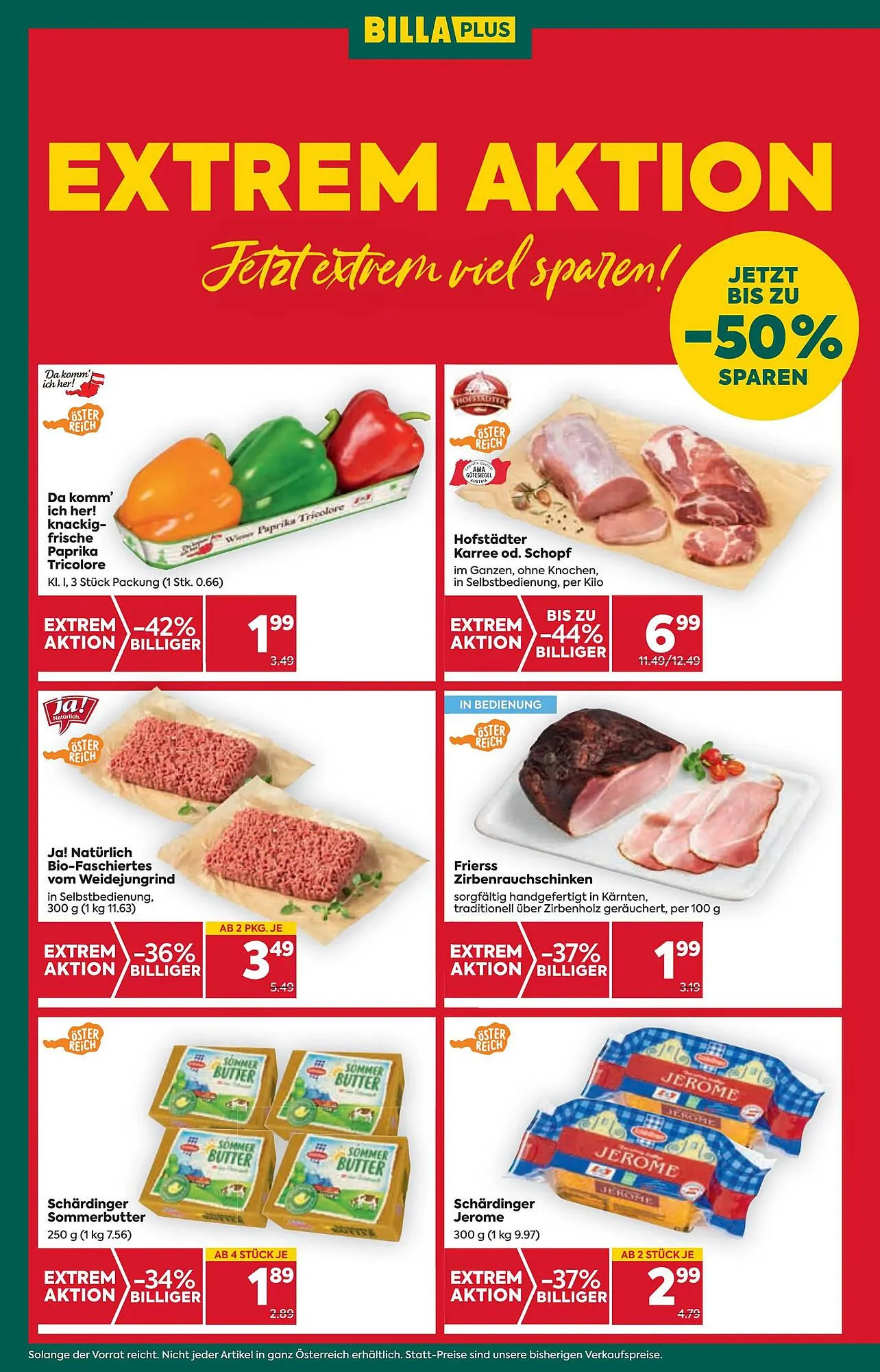 Billa Flugblatt von 31. August bis 6. September 2023 - Flugblätt seite  4