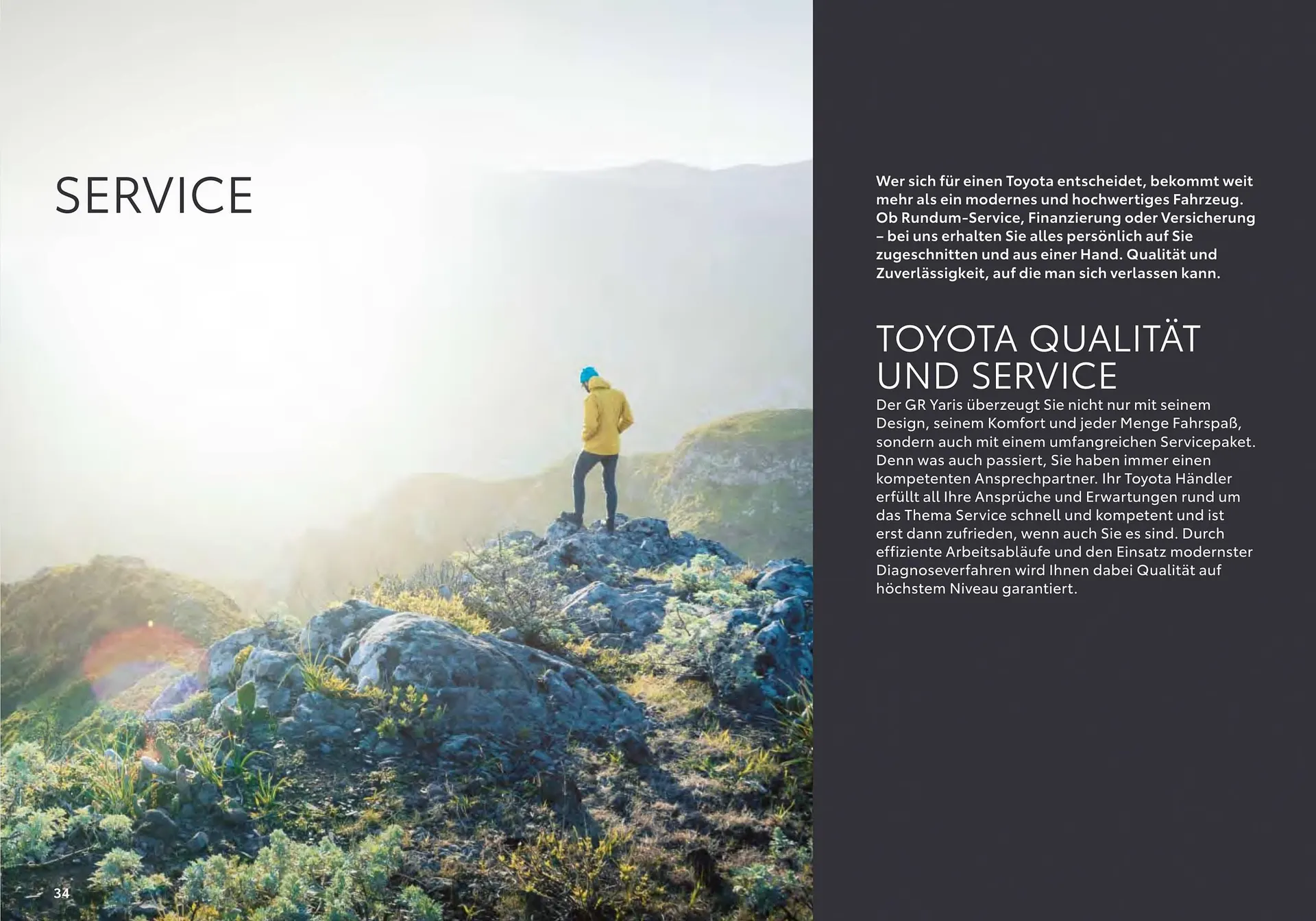 Toyota GR Yaris Flugblatt von 11. Juli bis 10. Jänner 2025 - Flugblätt seite  34