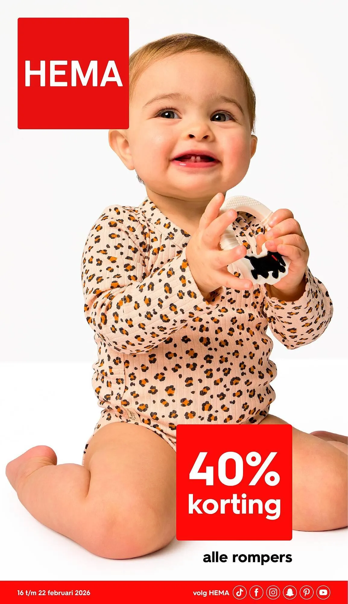 HEMA Flugblatt von 16. Februar bis 22. Februar 2026 - Flugblätt seite 1