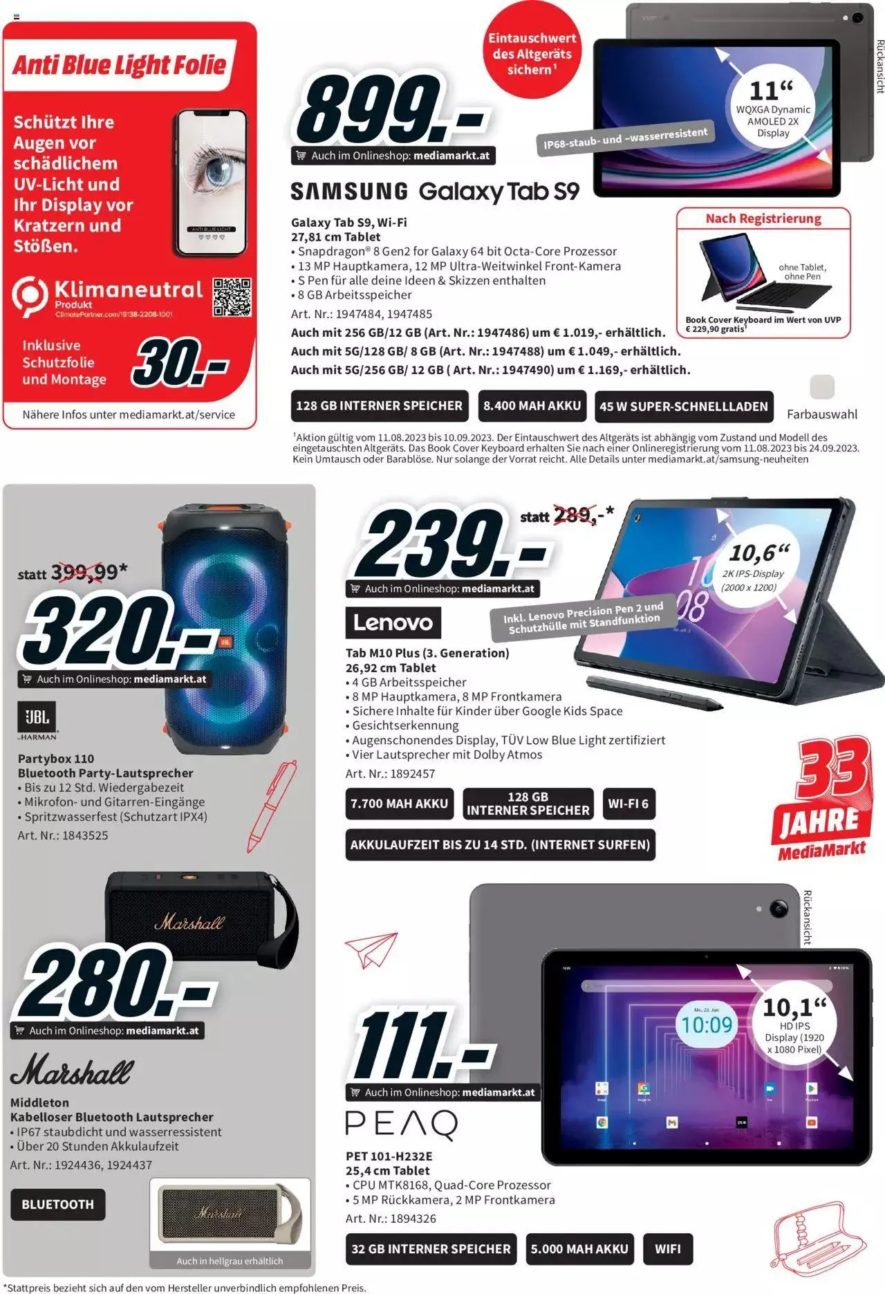 Media Markt Angebote von 27. August bis 9. September 2023 - Flugblätt seite 4