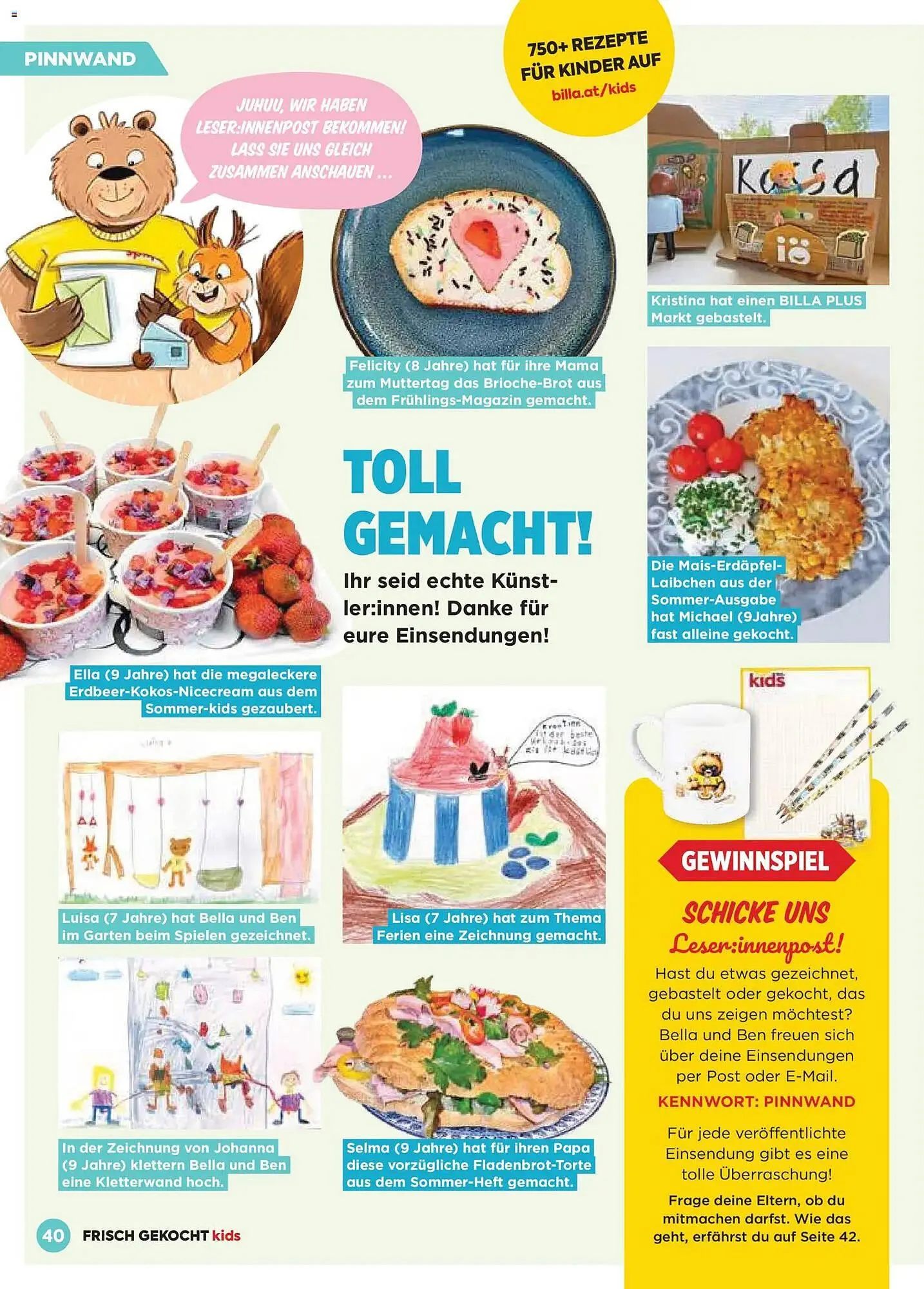 Billa Flugblatt von 1. Dezember bis 28. Februar 2026 - Flugblätt seite  40